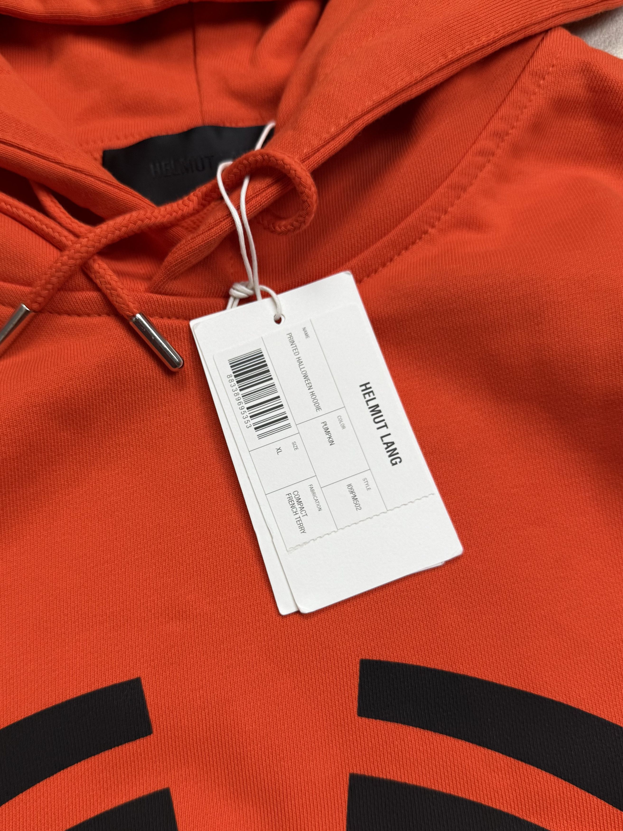 Helmut Lang Helmut Lang Halloween Hoodie Size US XL / EU 56 / 4 - 4 Thumbnail