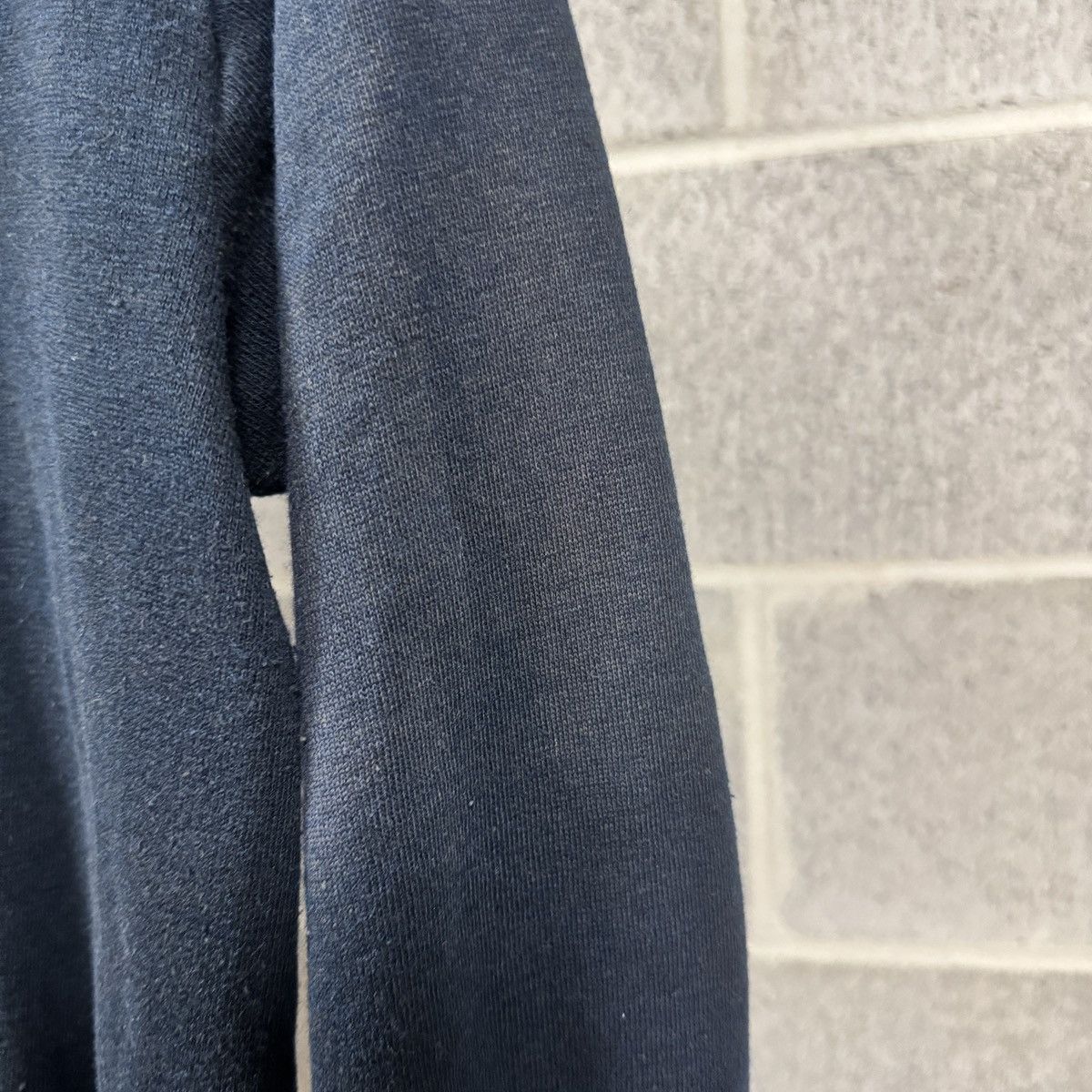 Vintage 80s Faded Navy Blue Green Zip Up Hoodie ERD Grunge Thrashed Size US S / EU 44-46 / 1 - 6 Thumbnail