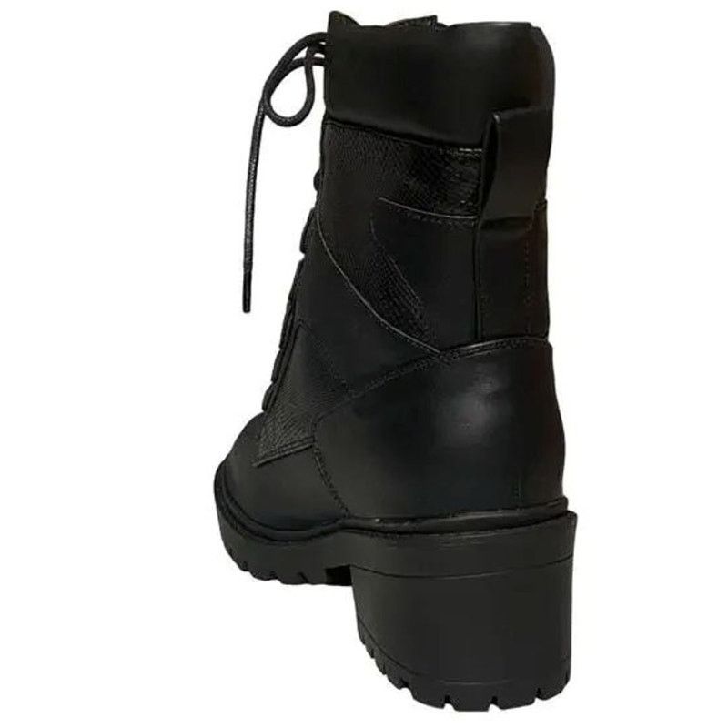 Other Women's 12 WIDE Ava Lug Sole Combat-Style Ankle Boot | NIB Size US 12 / IT 42 - 7 Thumbnail