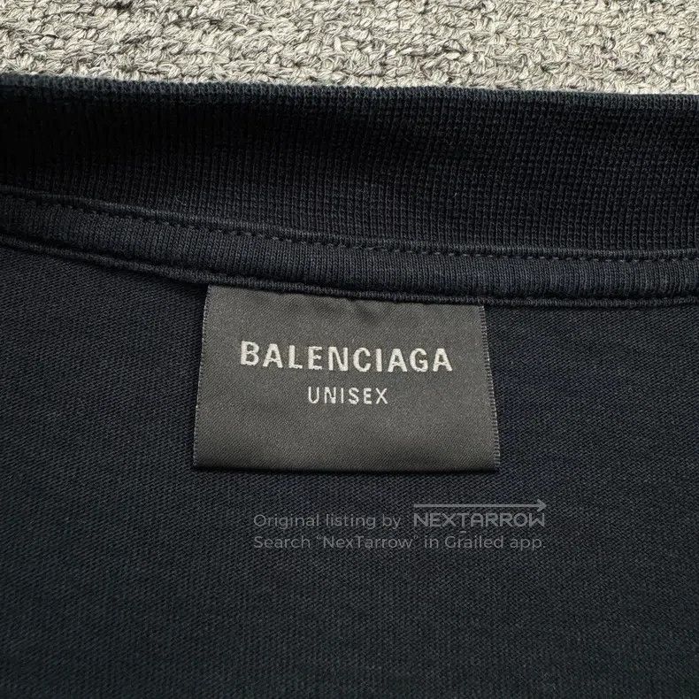 Balenciaga Balenciaga Embroidered Double Ring Striped Short Sleeve Size US M / EU 48-50 / 2 - 2 Thumbnail