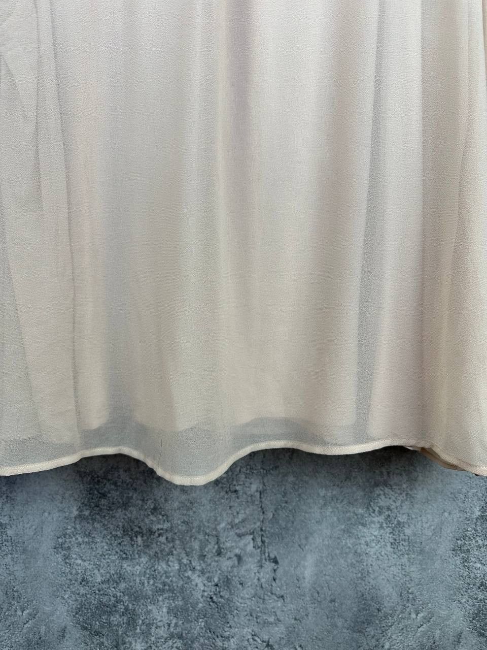 Reiss REISS Sandrine Semi-Sheer Loose Top Blouse Long Sleeve Size L / US 10 / IT 46 - 8 Thumbnail