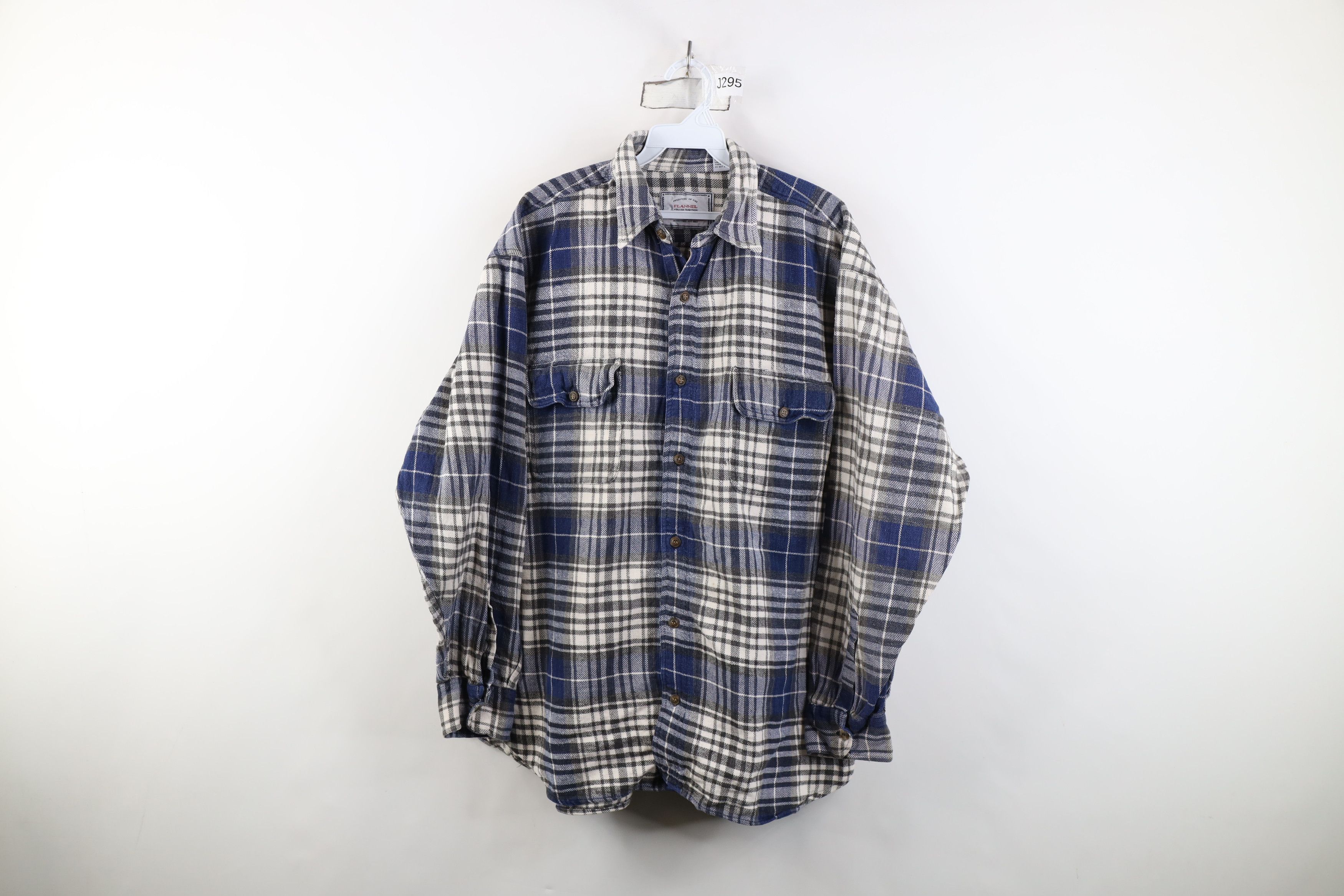 American Eagle Outfitters Vintage 90s American Eagle Outfitters Flannel Button Shirt Size US L / EU 52-54 / 3 - 1 Thumbnail