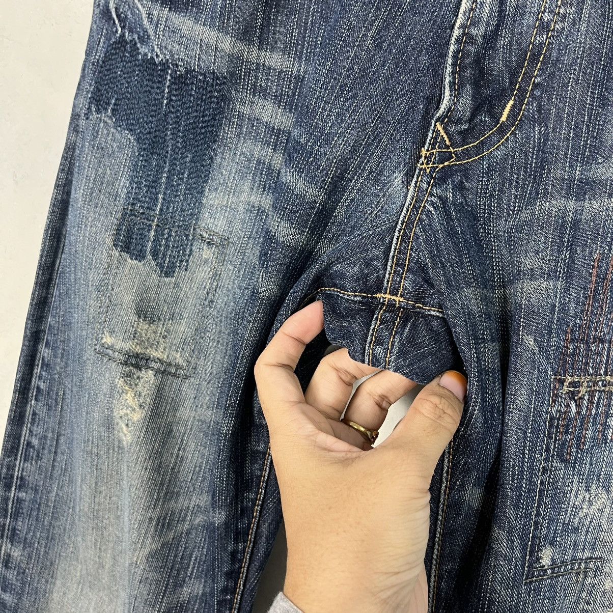 Edwin Vintage Exclusive Model Sashiko Denim Jeans Size US 30 / EU 46 - 10 Thumbnail