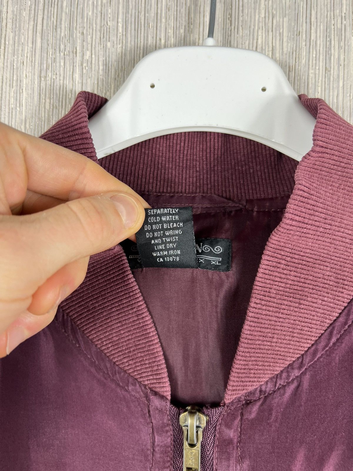 Japanese Brand Vintage 90s Van Zon 100% silk bomber zip jacket y2k japanese Size US M / EU 48-50 / 2 - 13 Thumbnail