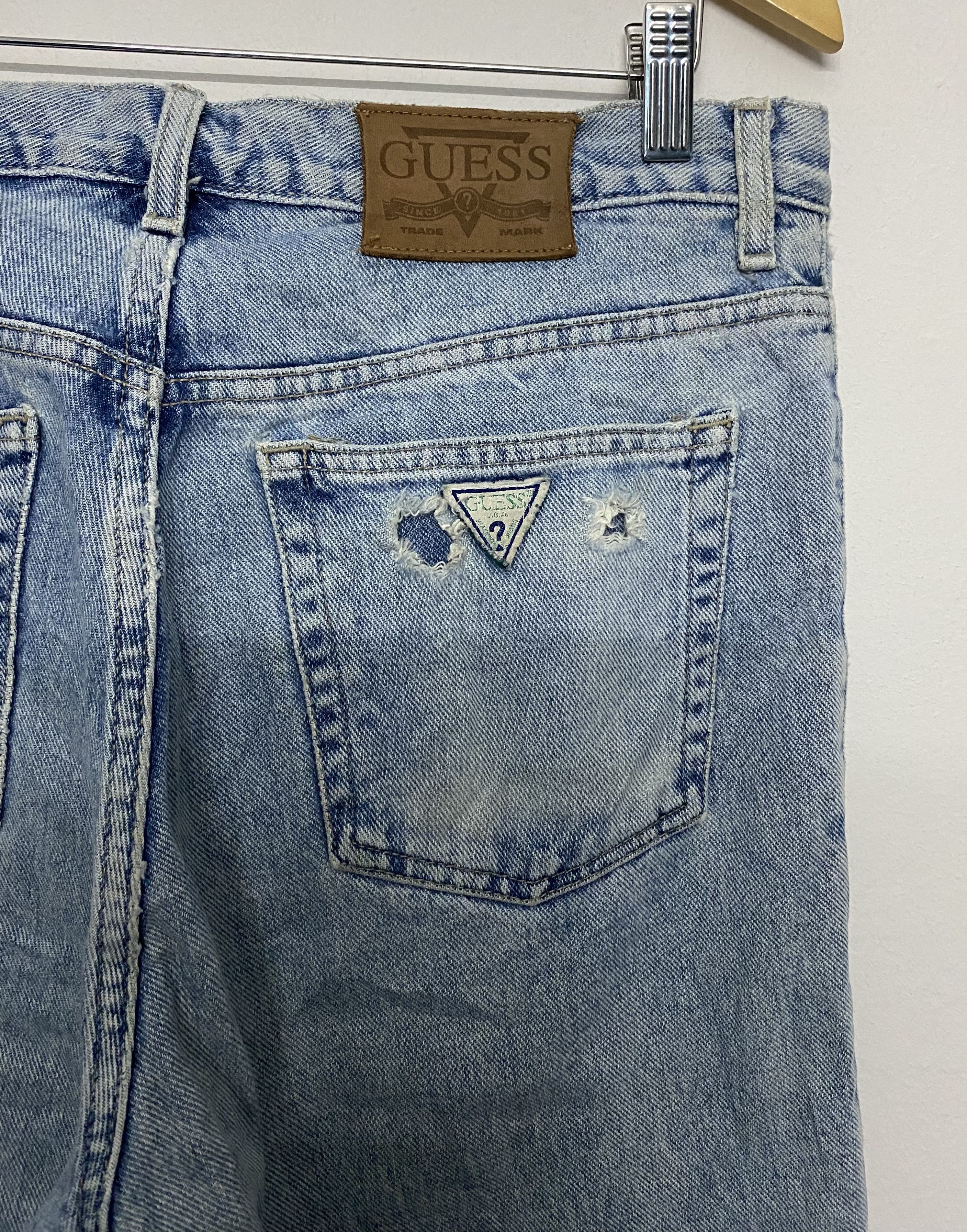Guess Vintage 90s Guess Jeans USA Tradition Denim Straight Fit Size US 32 / EU 48 - 9 Thumbnail
