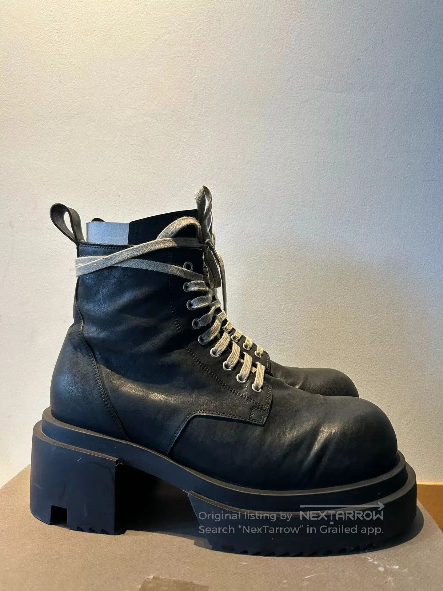 Rick Owens rick owens army bogun high. Size US 10 / EU 43 - 3 Thumbnail