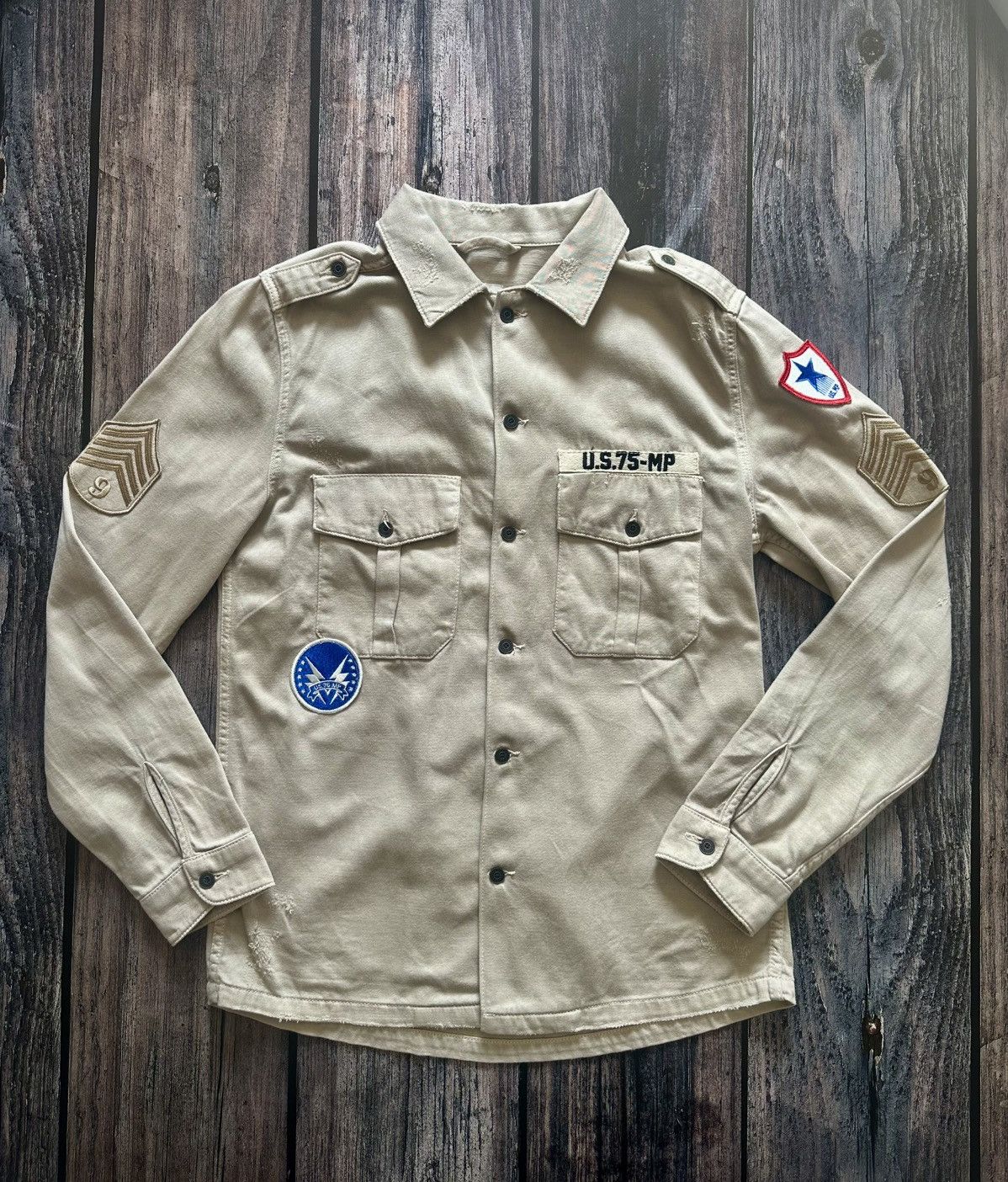 Zara Zara Military 1975 Jacket US NAVY U.S 75-MP Size US M / EU 48-50 / 2 - 1 Thumbnail