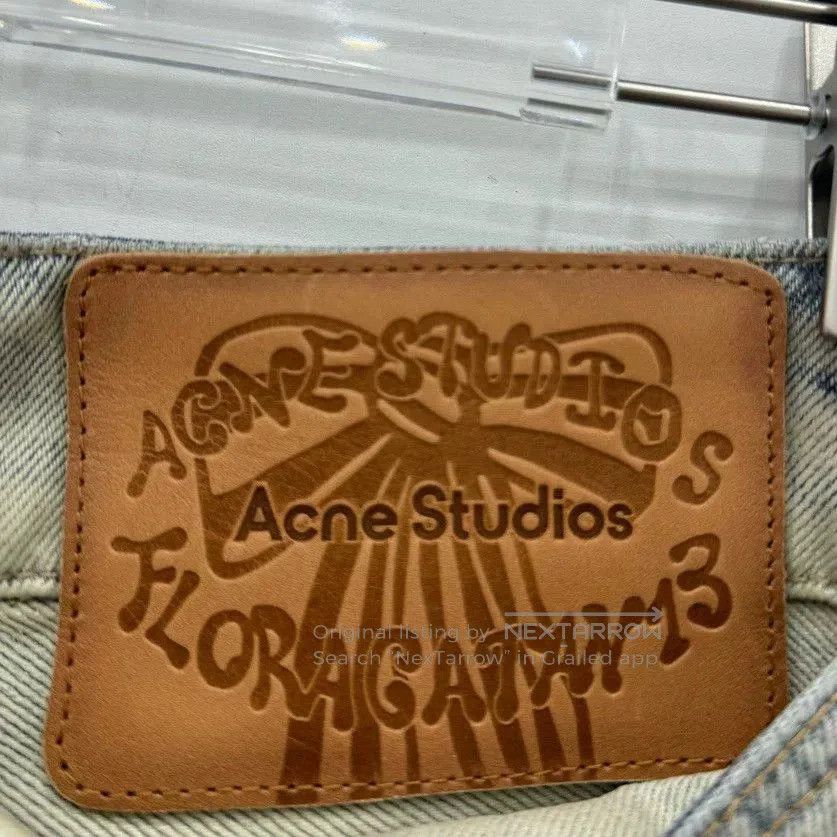 Acne Studios loose waist belt long denim pants. Size US 32 / EU 48 - 4 Thumbnail