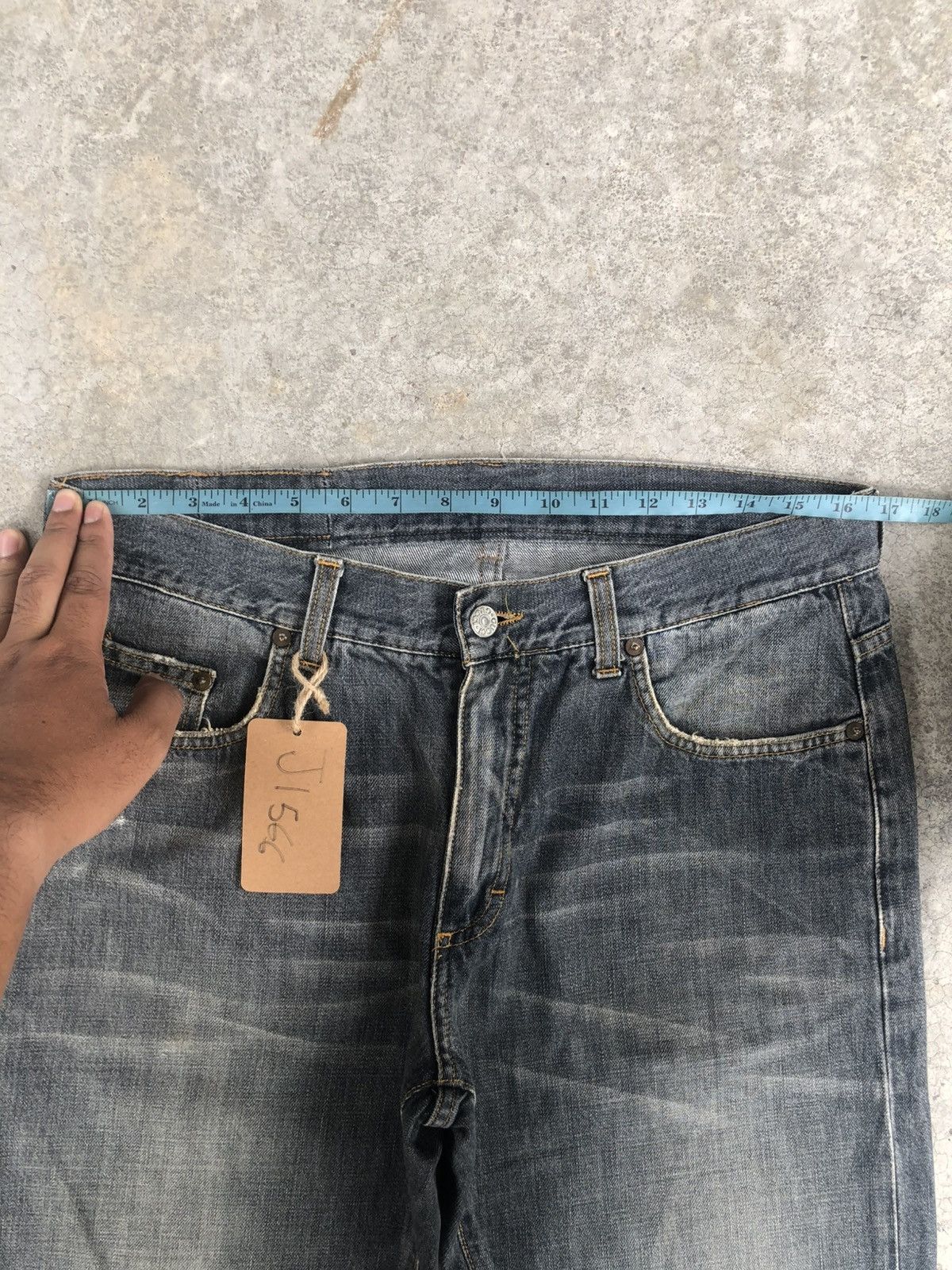 Tom Ford Gucci Distressed Denim Size US 33 - 23 Thumbnail