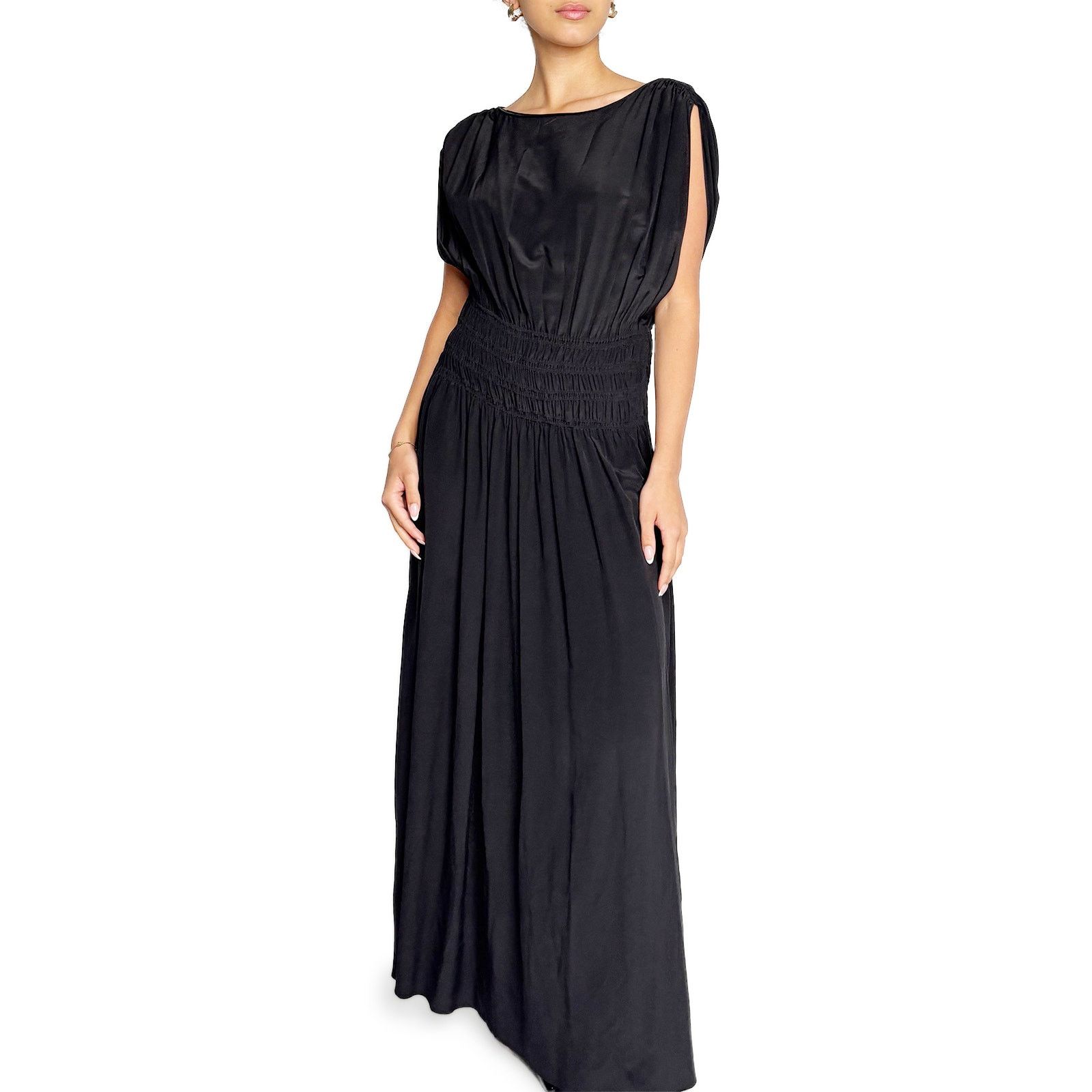 Matteau Black silk dress Size XL / US 12-14 / IT 48-50 - 2 Thumbnail