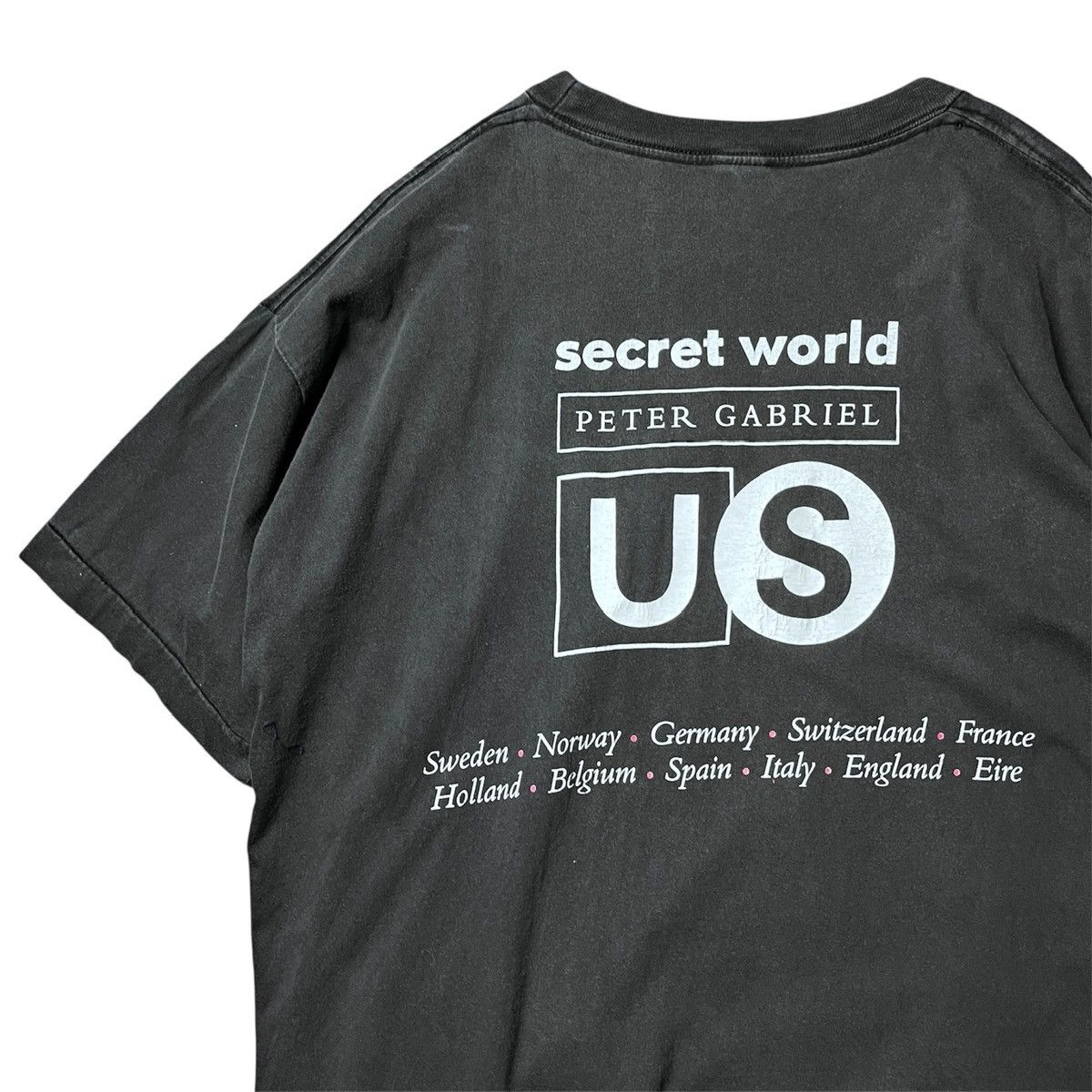 Band Tees Peter Gabriel “Secret World” Tour Tee – 1993 Size US XL / EU 56 / 4 - 6 Thumbnail