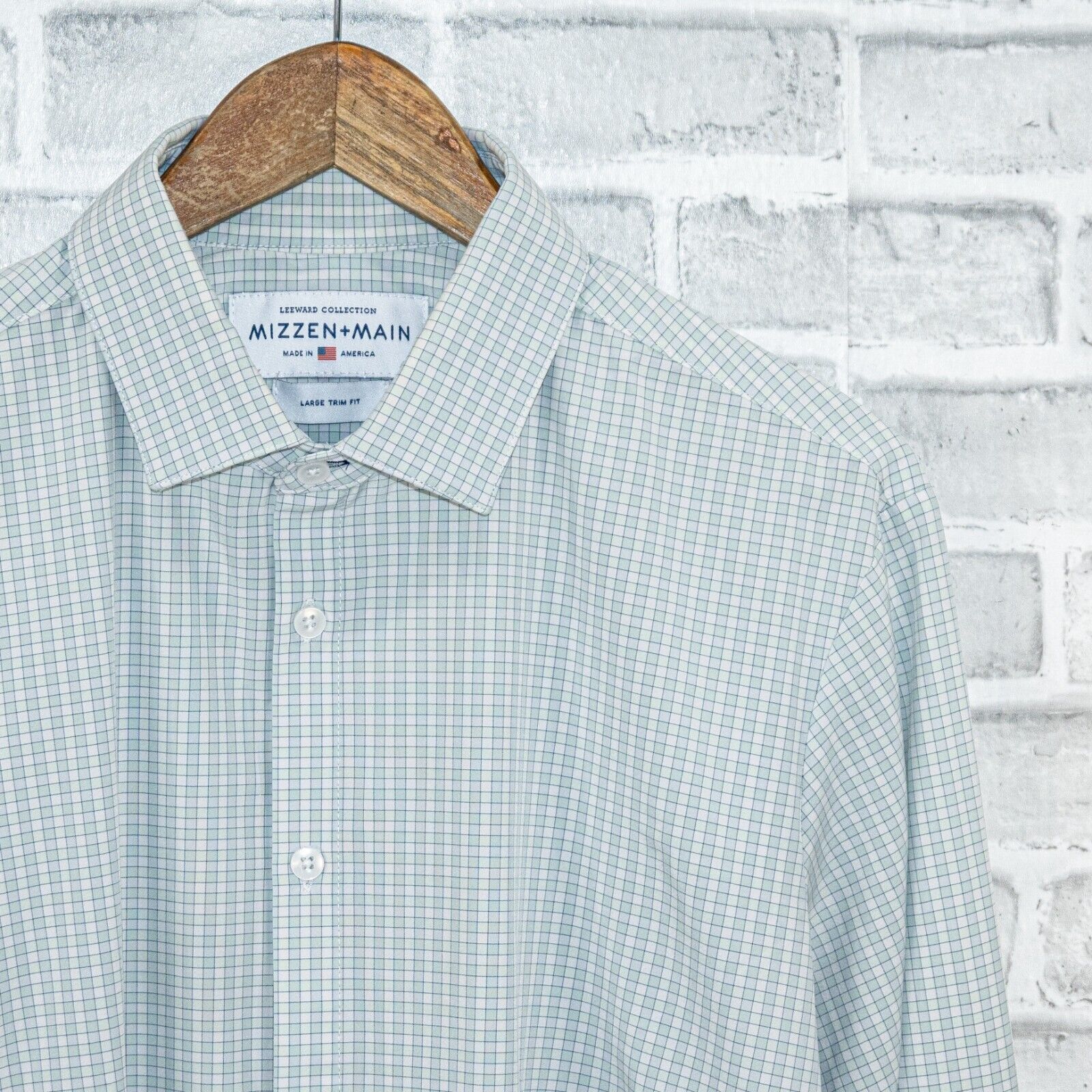 Mizzen+Main MIZZEN + MAIN collection Trim Fit Button front Shirt blue Size US L / EU 52-54 / 3 - 3 Thumbnail