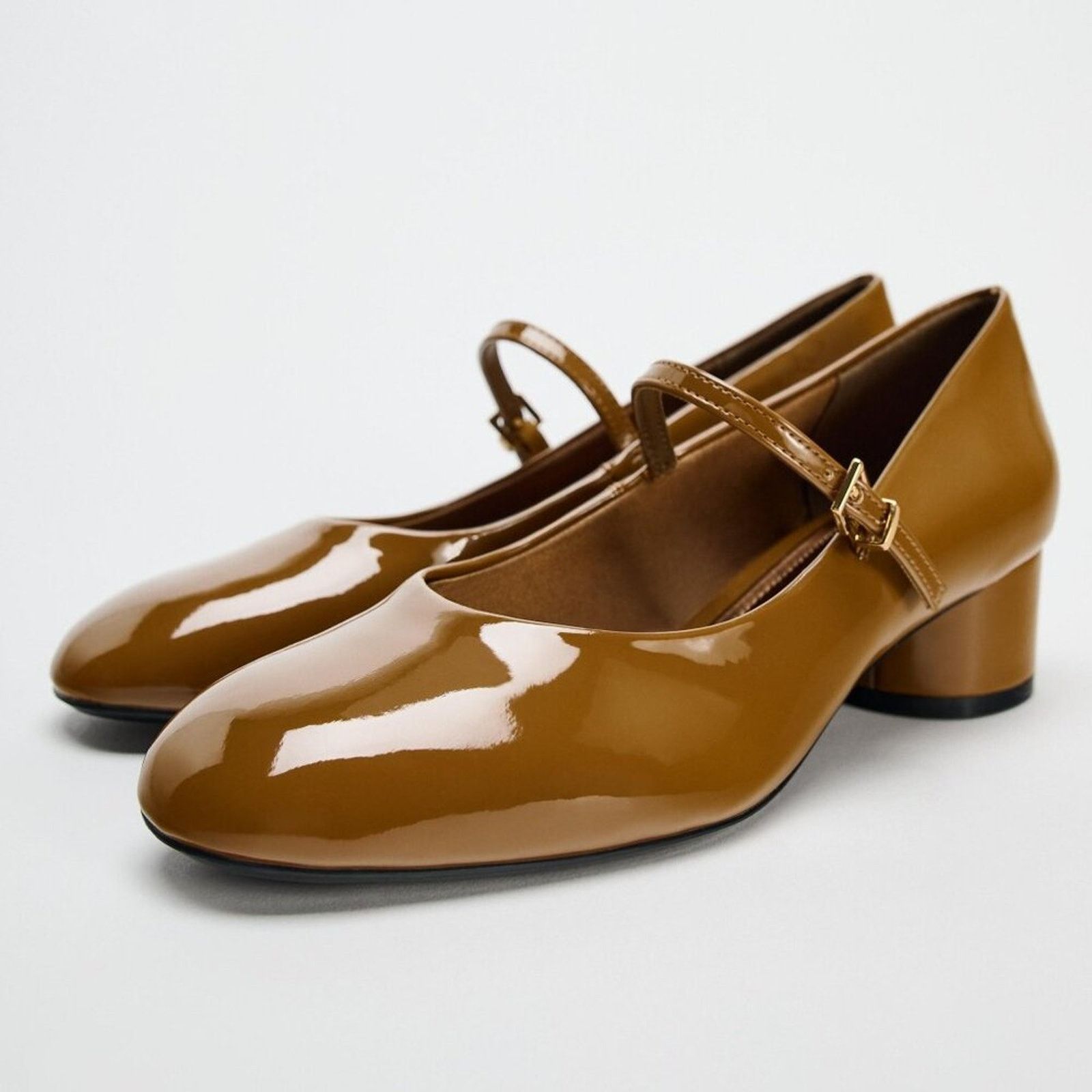 Zara Zara ochre Mary Jane heels. Size 8 & 9, NWT Size US 8 / IT 38 - 15 Thumbnail