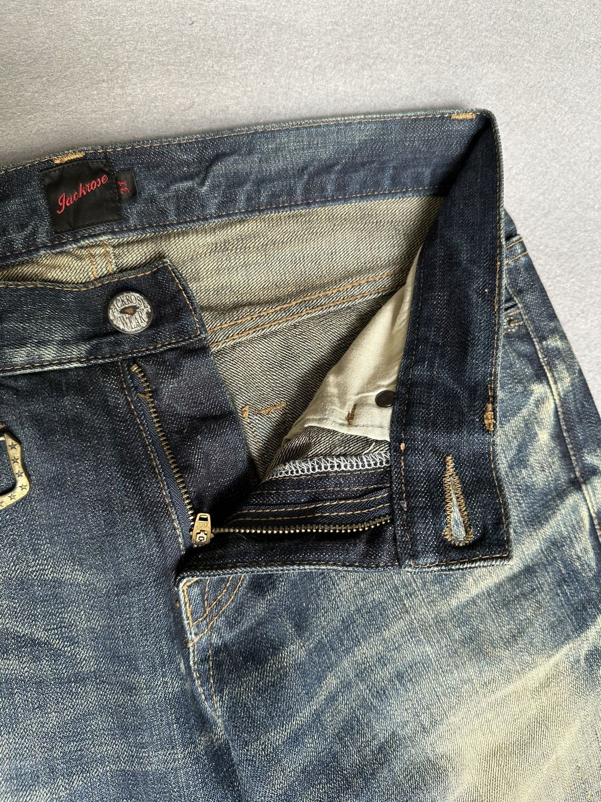 JACKROSE Jack Rose Japan Claw Marks Blue Rusty Denim Size US 32 / EU 48 - 19 Thumbnail