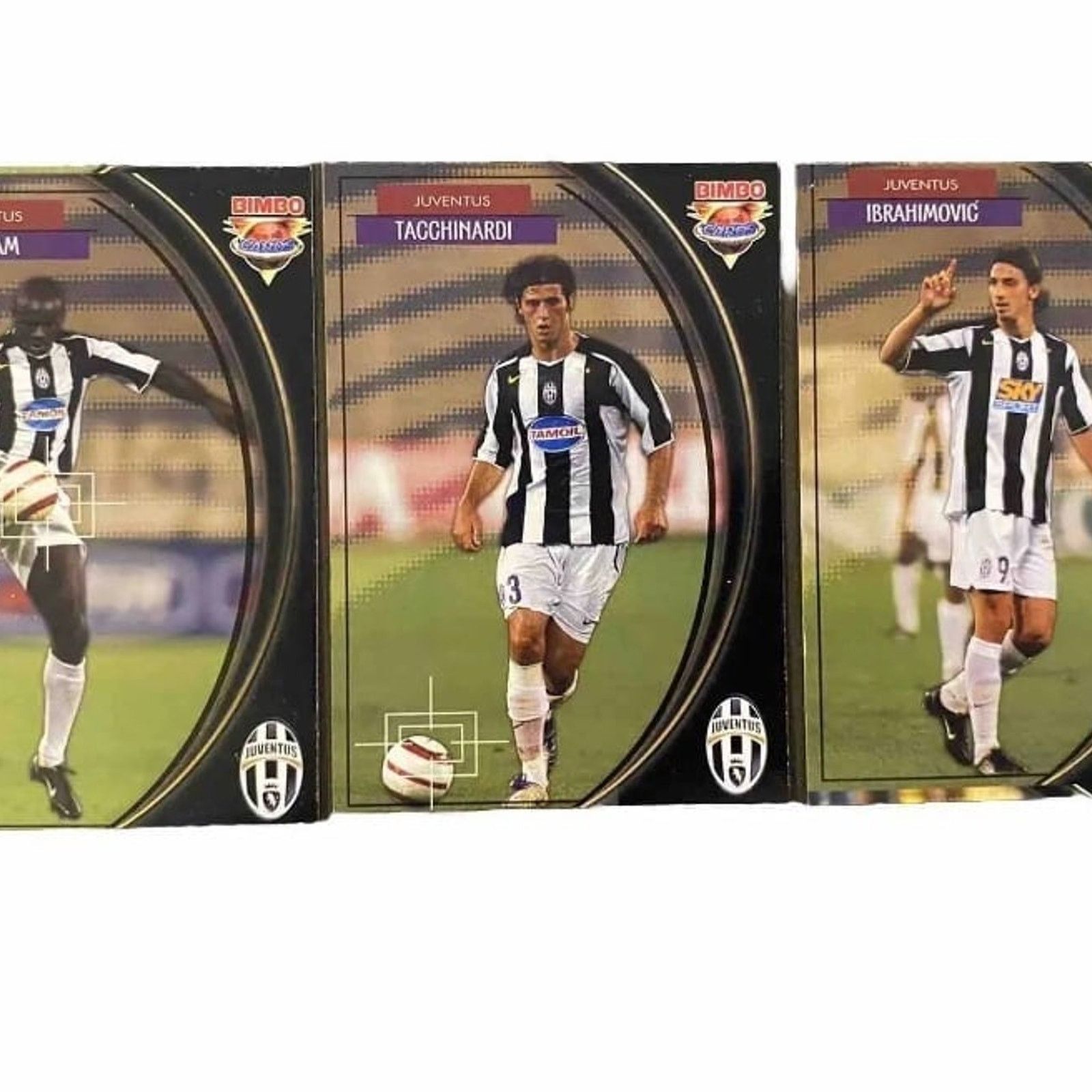 UEFA BIMBO 2005 FC Juventus 3-Card UEFA STARS Ibrahimovic, Thuram Size ONE SIZE - 1 Thumbnail