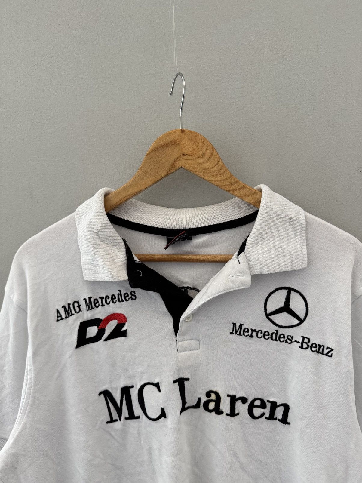Mercedes-Benz Vintage T-shirts Mercedes- Benz Mc Laren AMG D2 Polo Y2K Size US XL / EU 56 / 4 - 2 Thumbnail