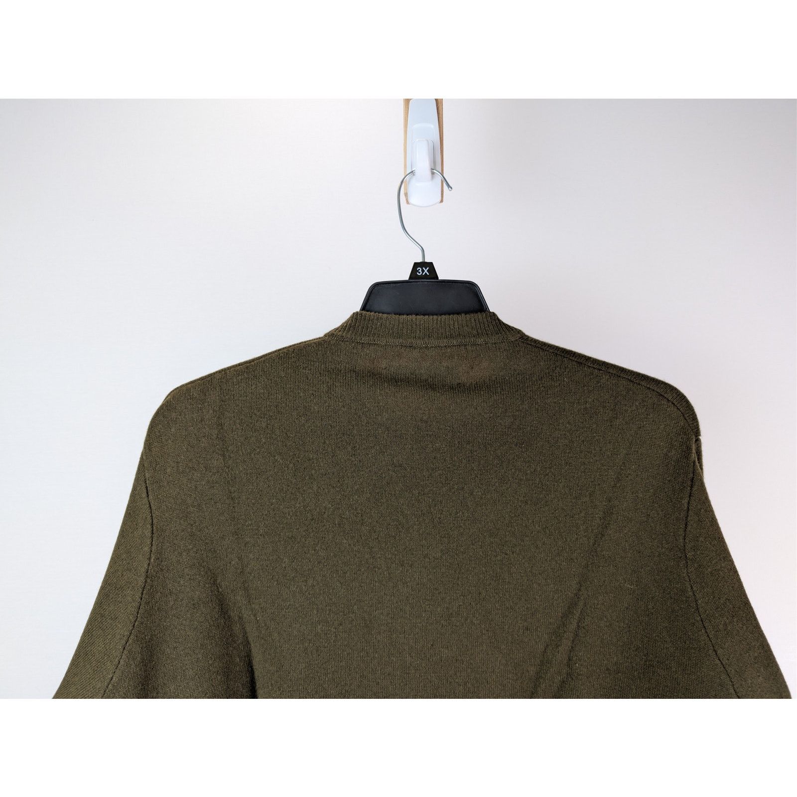 Amiri o1rshd1 Cut away Logo Crewneck Sweatshirt Military/Nastrium Size US M / EU 48-50 / 2 - 10 Thumbnail