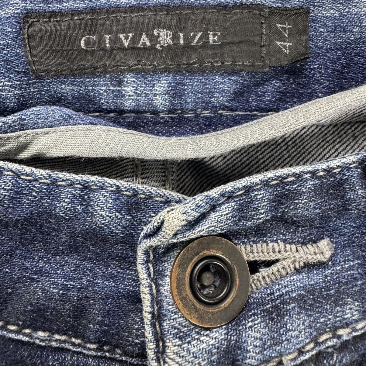 CIVARIZE ☀️CIVARIZE DISTRESSED SLIM FIT DENIM JEANS PANT Size US 30 / EU 46 - 12 Thumbnail