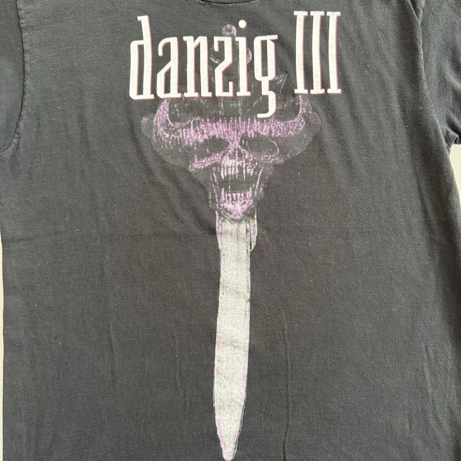 Giant Vintage 90s Danzig III How The Gods Kill T Shirt L Black USA Size US L / EU 52-54 / 3 - 2 Thumbnail