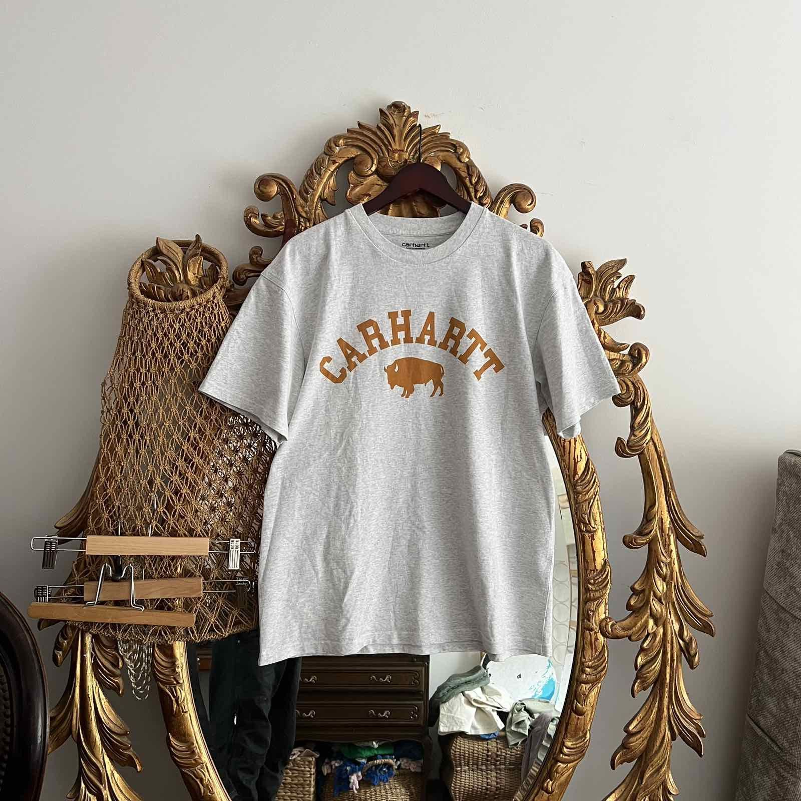 Carhartt Wip Carhartt WIP Locker Bison/Buffalo T-Shirt Sz L Size US L / EU 52-54 / 3 - 1 Thumbnail