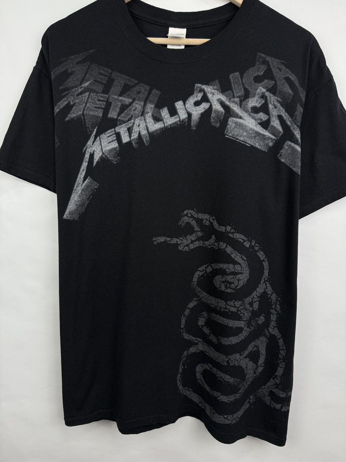 Metallica 🇺🇸 Vintage Metallica The Black Album Rock Bend T-Shirt Rare Size US L / EU 52-54 / 3 - 5 Thumbnail