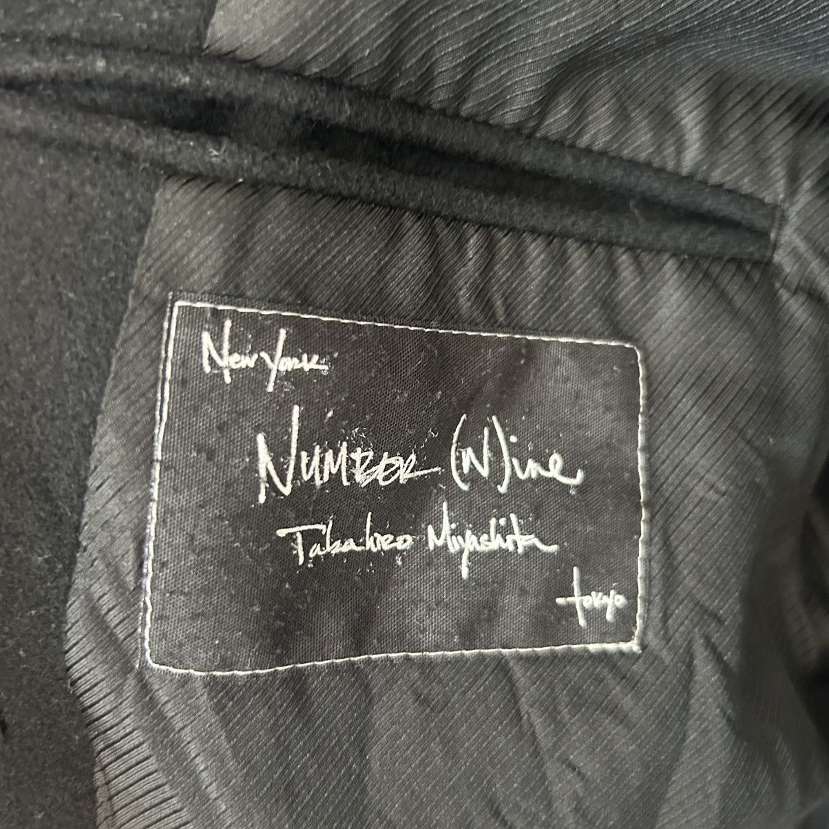 Number (N)ine number nine napoleon jacket "noir" 06aw Size US S / EU 44-46 / 1 - 6 Thumbnail