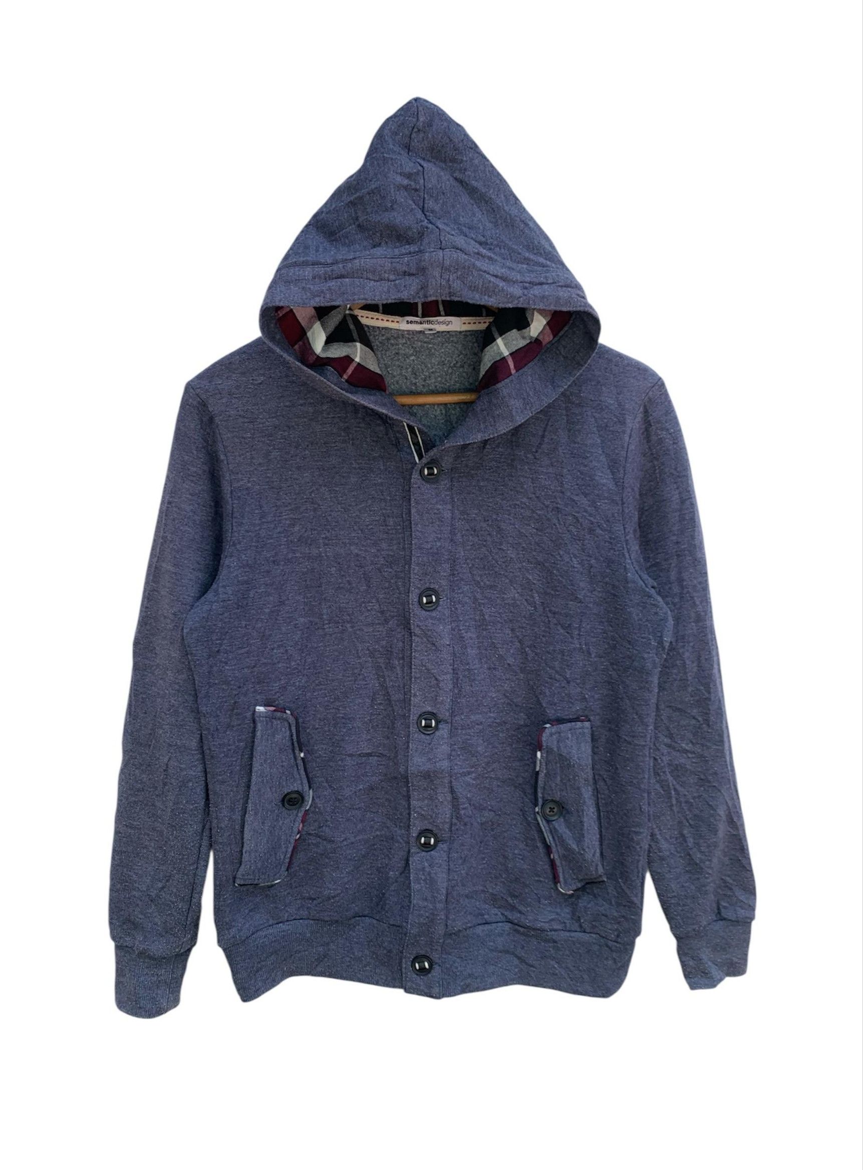 Vintage Semantic Design Hoodie Jacket