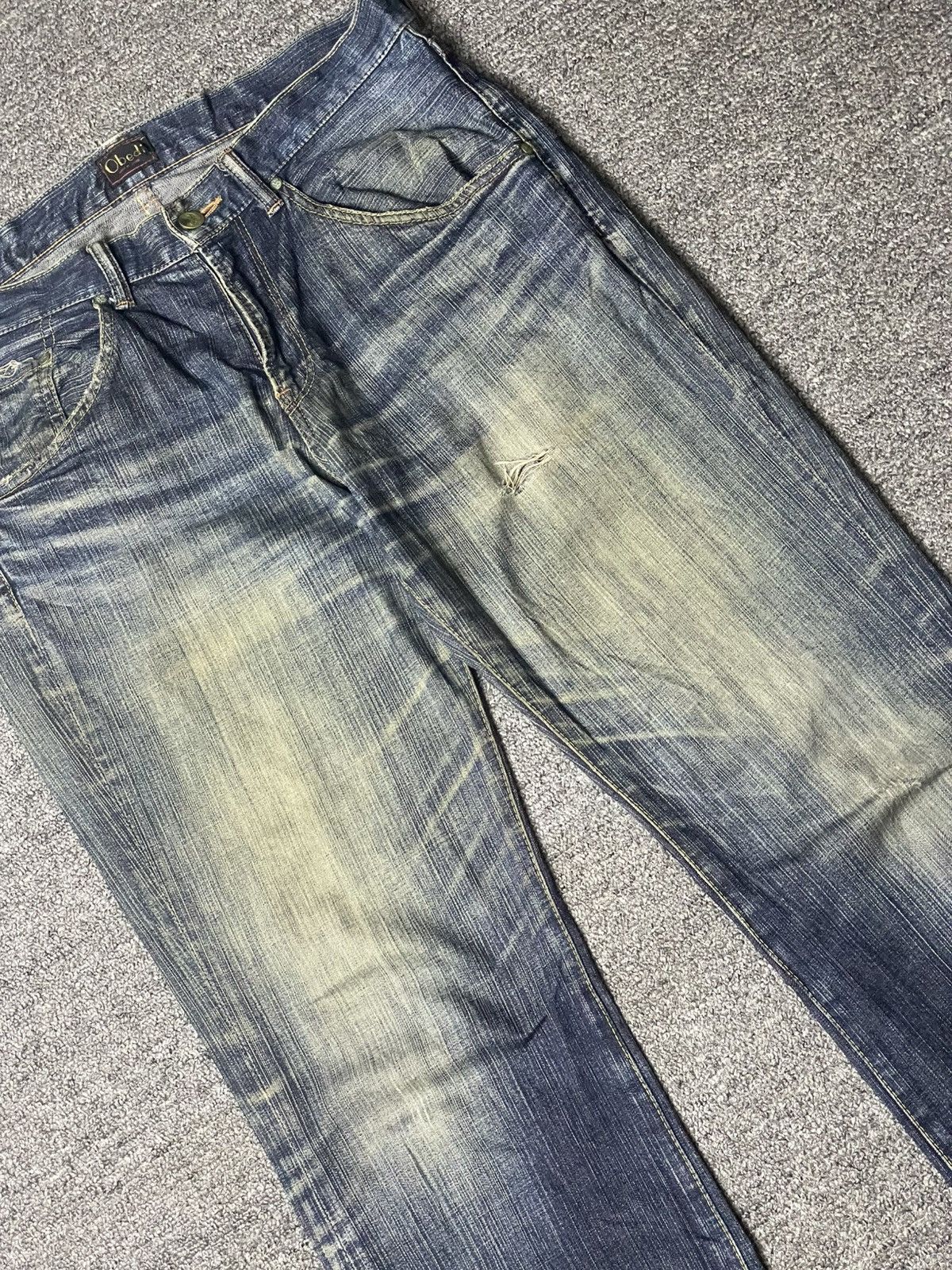 Japanese Brand × Vintage OBEDI Japanese Brand Straight Cut Jeans (112) Size US 32 / EU 48 - 3 Thumbnail