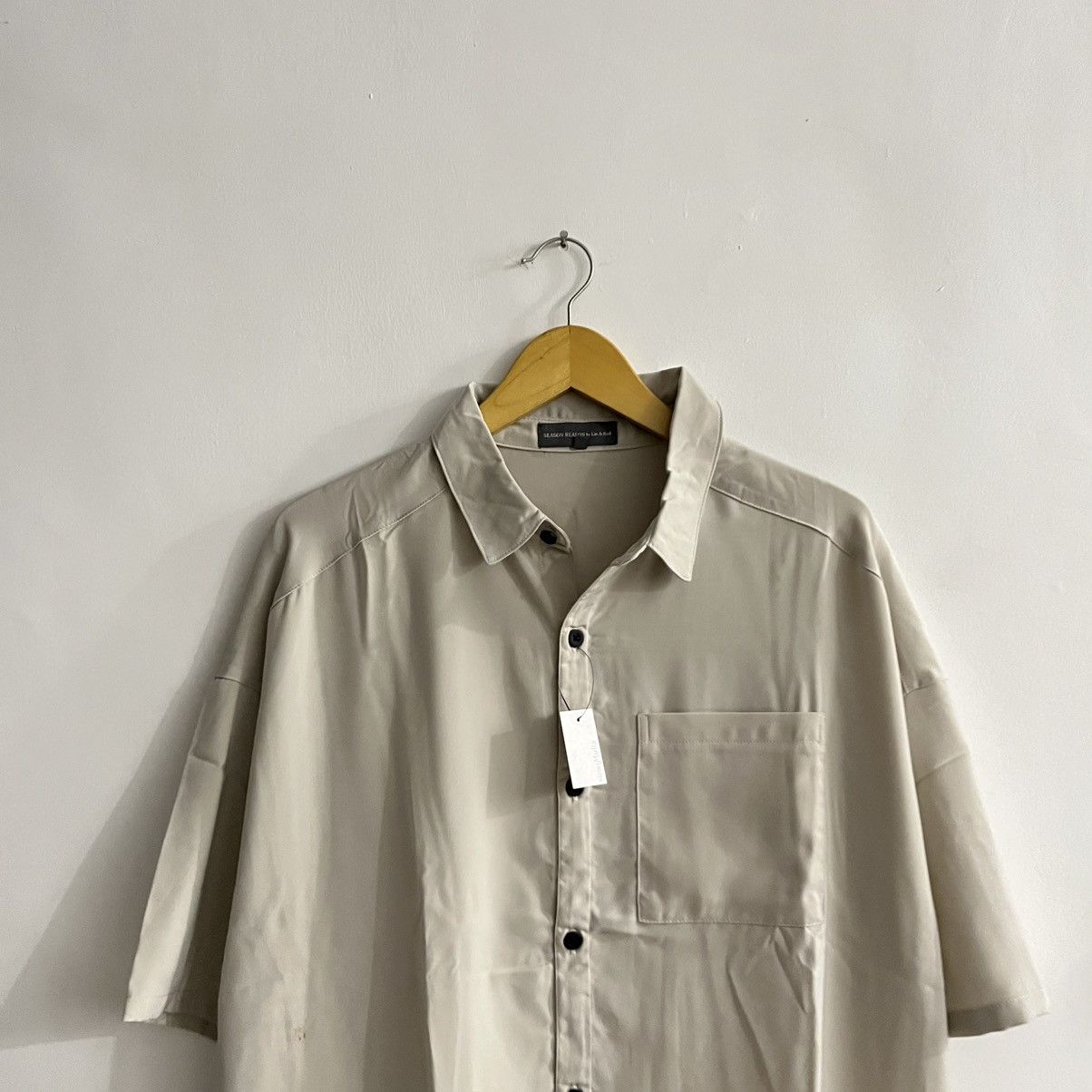 Issey Miyake Season Reason - Basic Short Sleeve Shirt Size US XL / EU 56 / 4 - 2 Thumbnail