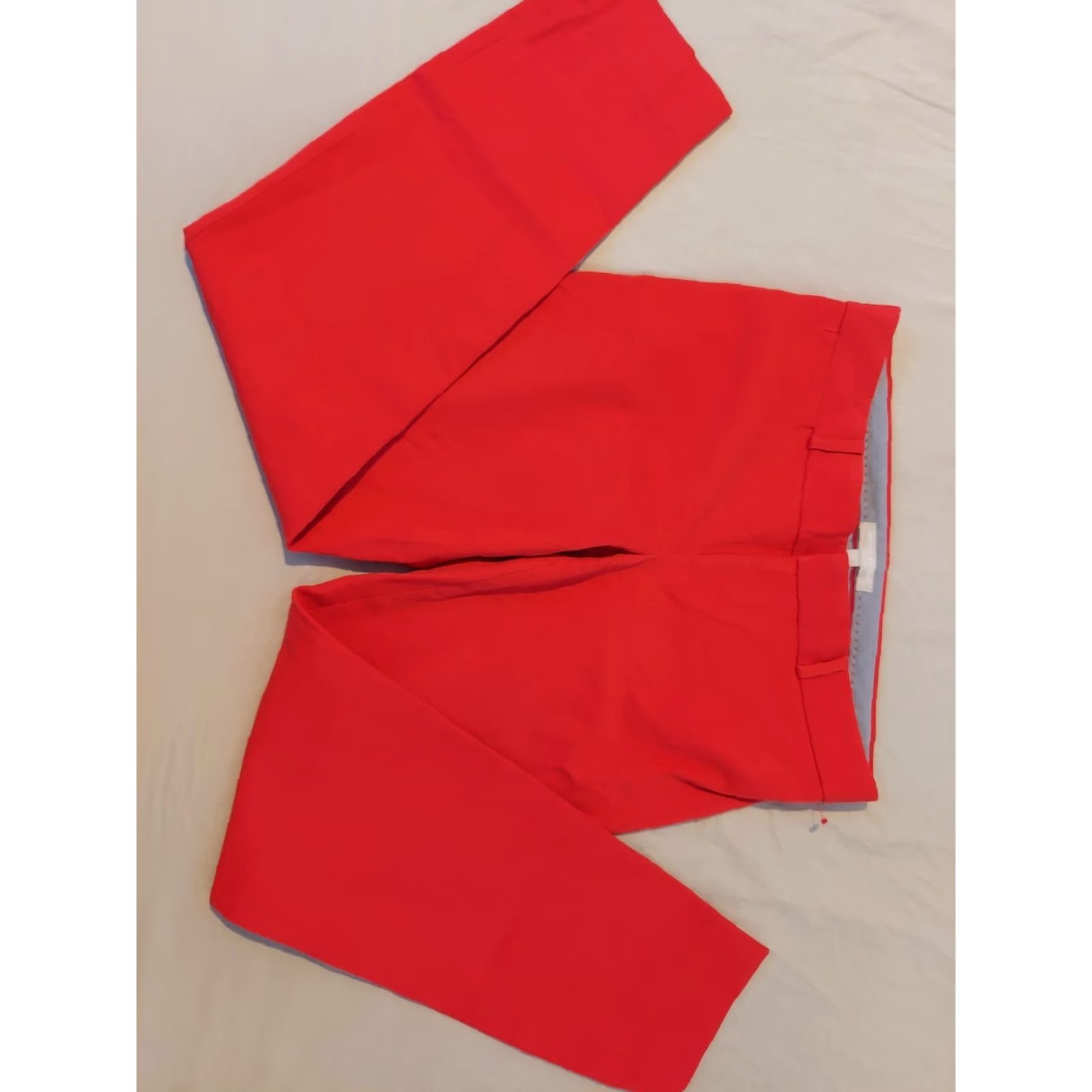 Banana Republic Banana Republic Dress Pants Womens 4 Red Cotton Chino Slacks Pants Dress Pants Red Womens Size 27" / US 4 / IT 40 - 4 Thumbnail