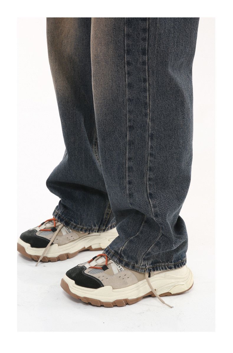 Japanese Brand × Jean Vintage washed distressed high street loose jeans Size US 32 / EU 48 - 6 Thumbnail