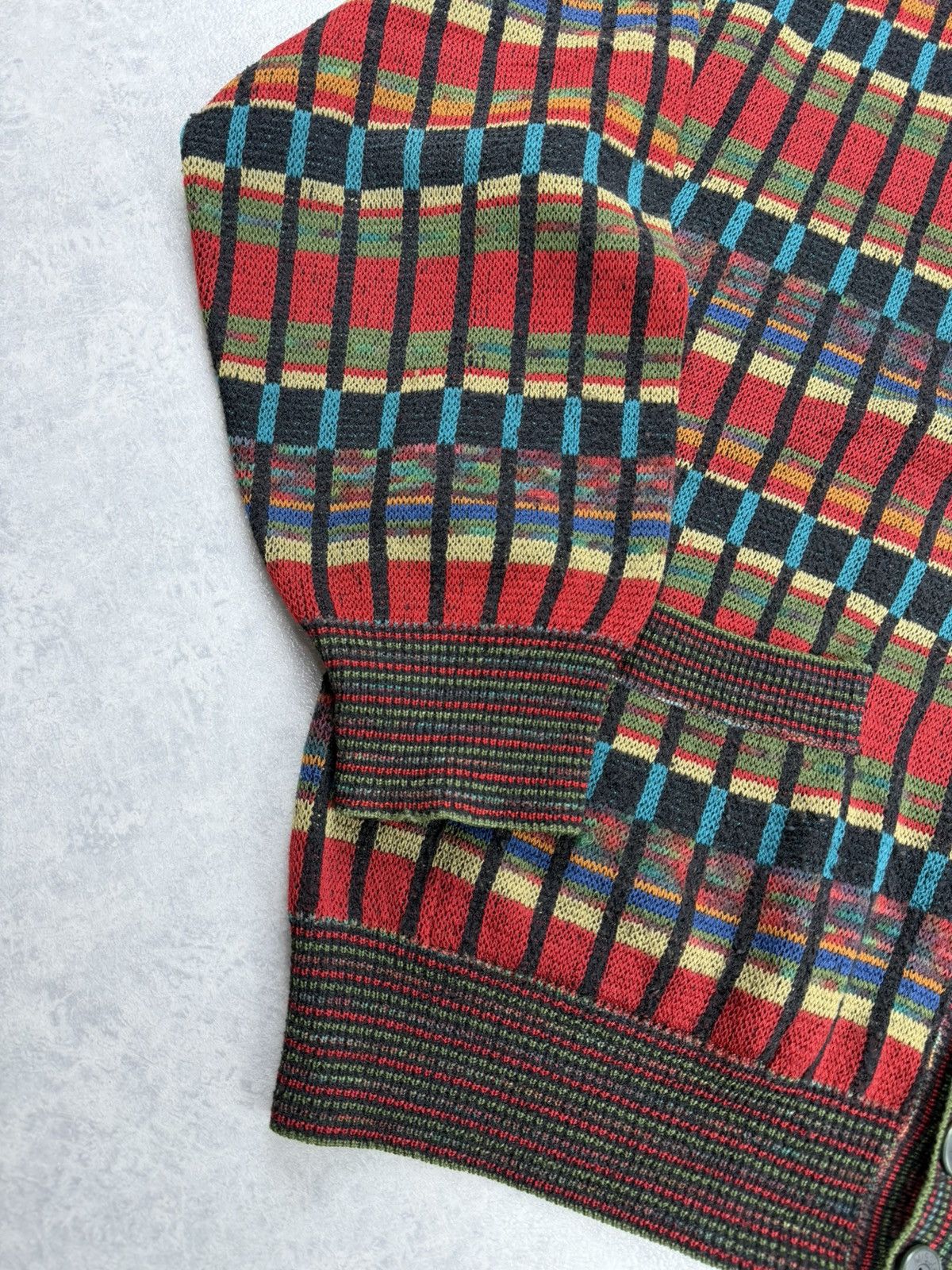 Missoni Missoni Sport Vintage Wool Knit Cardigan Sweater Size US XXL / EU 58 / 5 - 3 Thumbnail