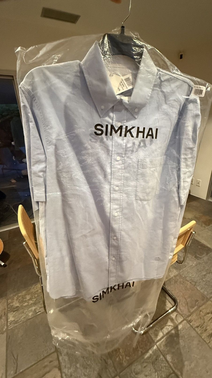 Simkhai Simkhai Quade Double Sleeve Shirt - Size medium *Brand new! Size US M / EU 48-50 / 2 - 2 Thumbnail