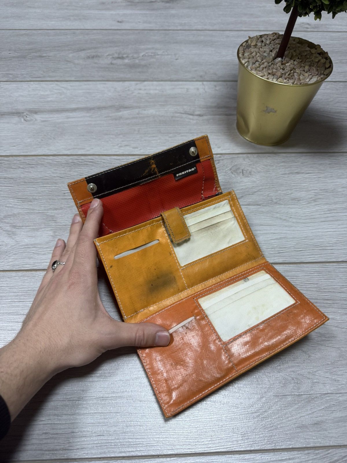 Freitag Freitag waterproof recycled ling wallet Austria handmade Size ONE SIZE - 3 Thumbnail