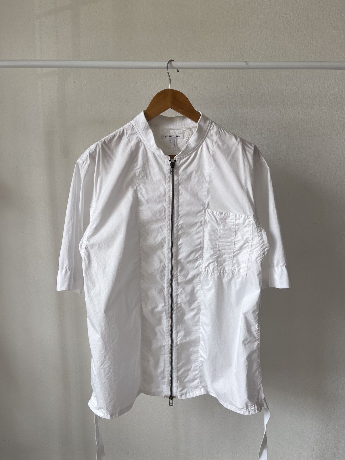 Helmut Lang Helmut Lang Bondage Zipper Shirt Size US L / EU 52-54 / 3 - 1 Thumbnail