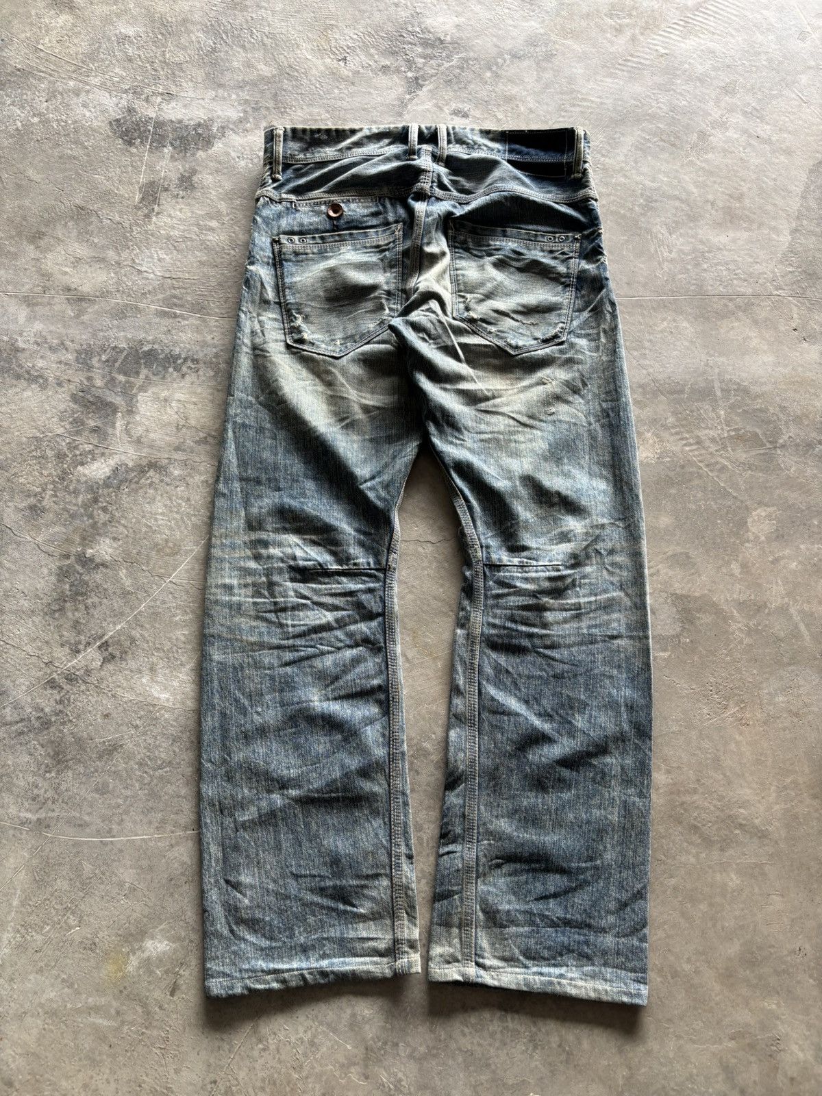 Hysteric Glamour Sick twist rusty denim backnumber japanese jeans punk grunge Size US 35 - 12 Thumbnail