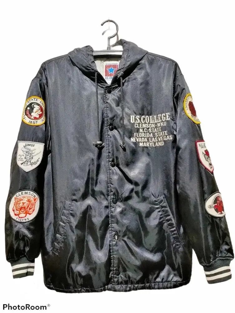 Vintage American college collection university jacket Size US L / EU 52-54 / 3 - 2 Thumbnail