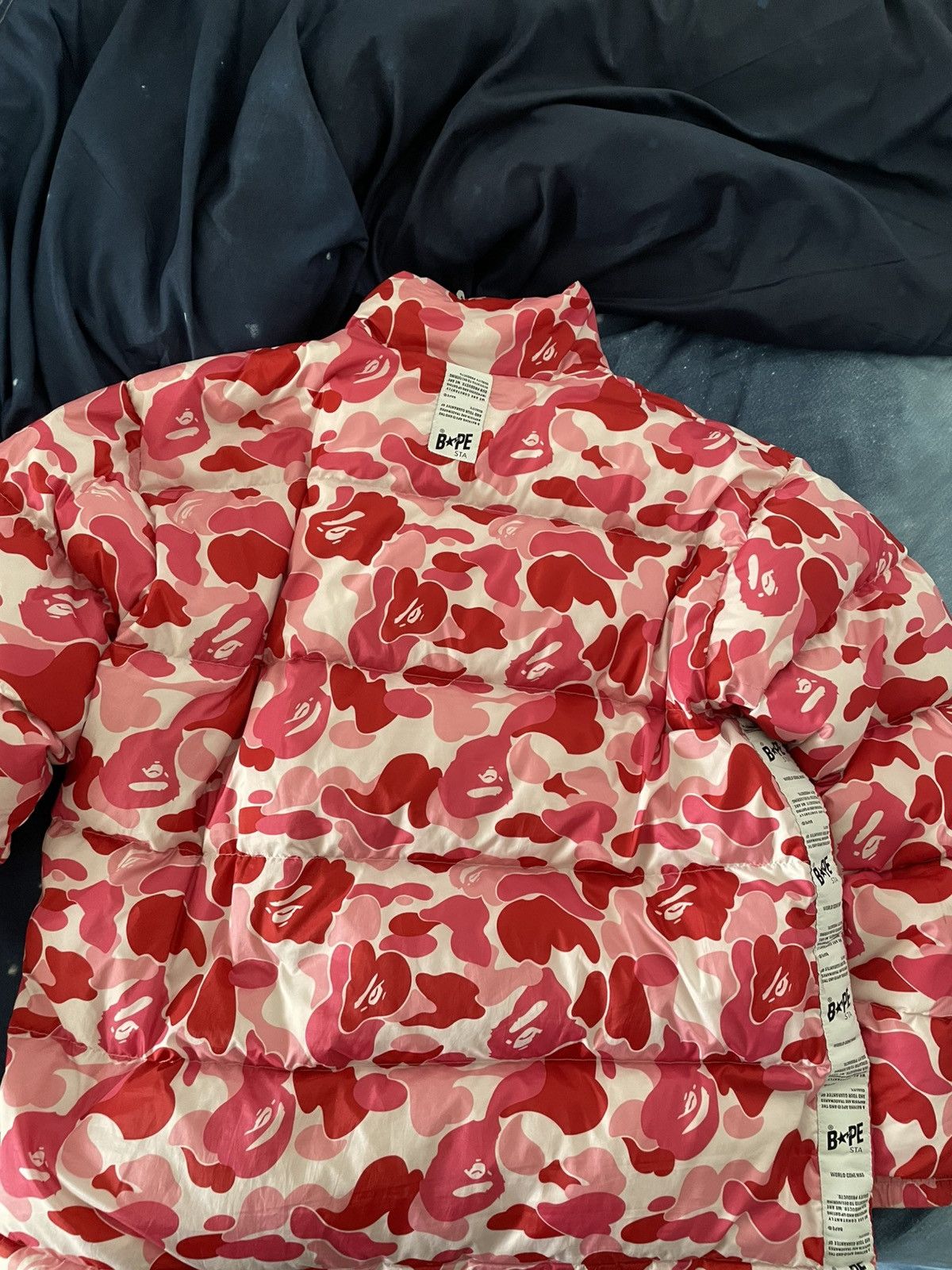 Bape A bathing ape (bape) pink puffer jacket Size US XL / EU 56 / 4 - 3 Thumbnail