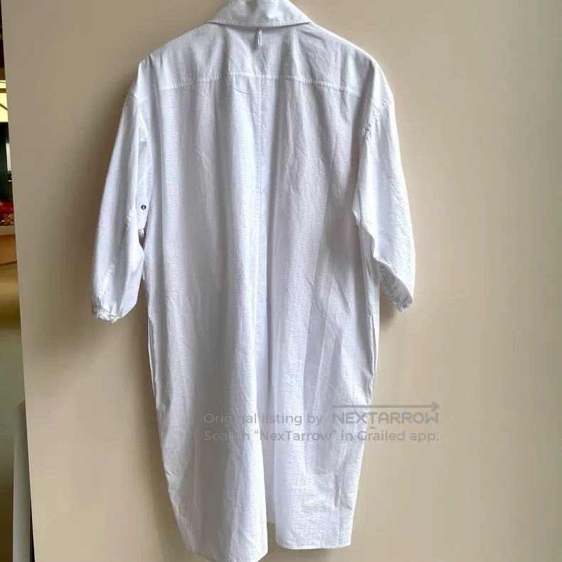 Hermes Hermes White Cotton Dress Size XXS / US 00 / IT 34 - 2 Thumbnail