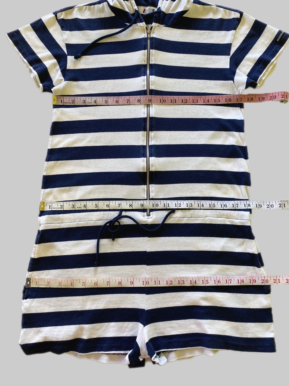 Issey Miyake HARD TO FIND❗️I.S Collection-Tsumori Chisato Striped Rompers Size 27" / US 4 / IT 40 - 5 Thumbnail