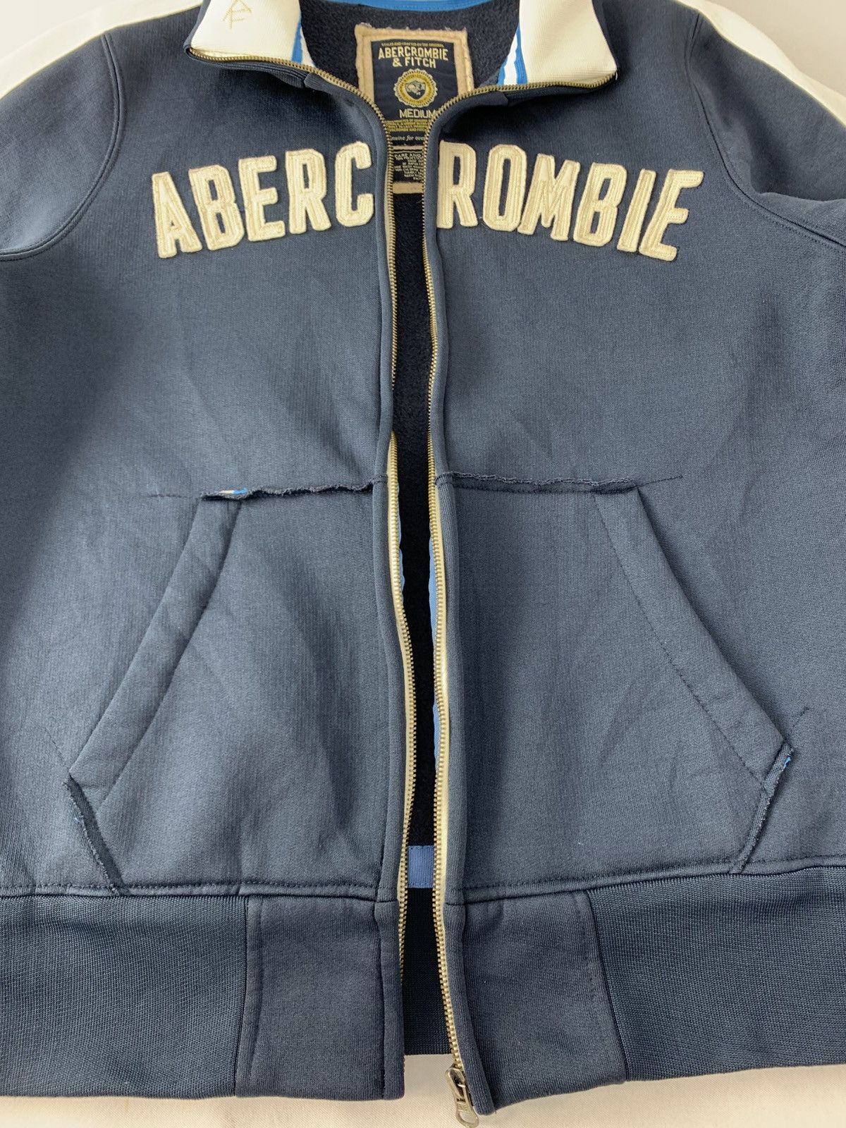 Abercrombie & Fitch y2k Abercrombie & Fitch Spell Out Jacket Double Pocket Size US M / EU 48-50 / 2 - 5 Thumbnail