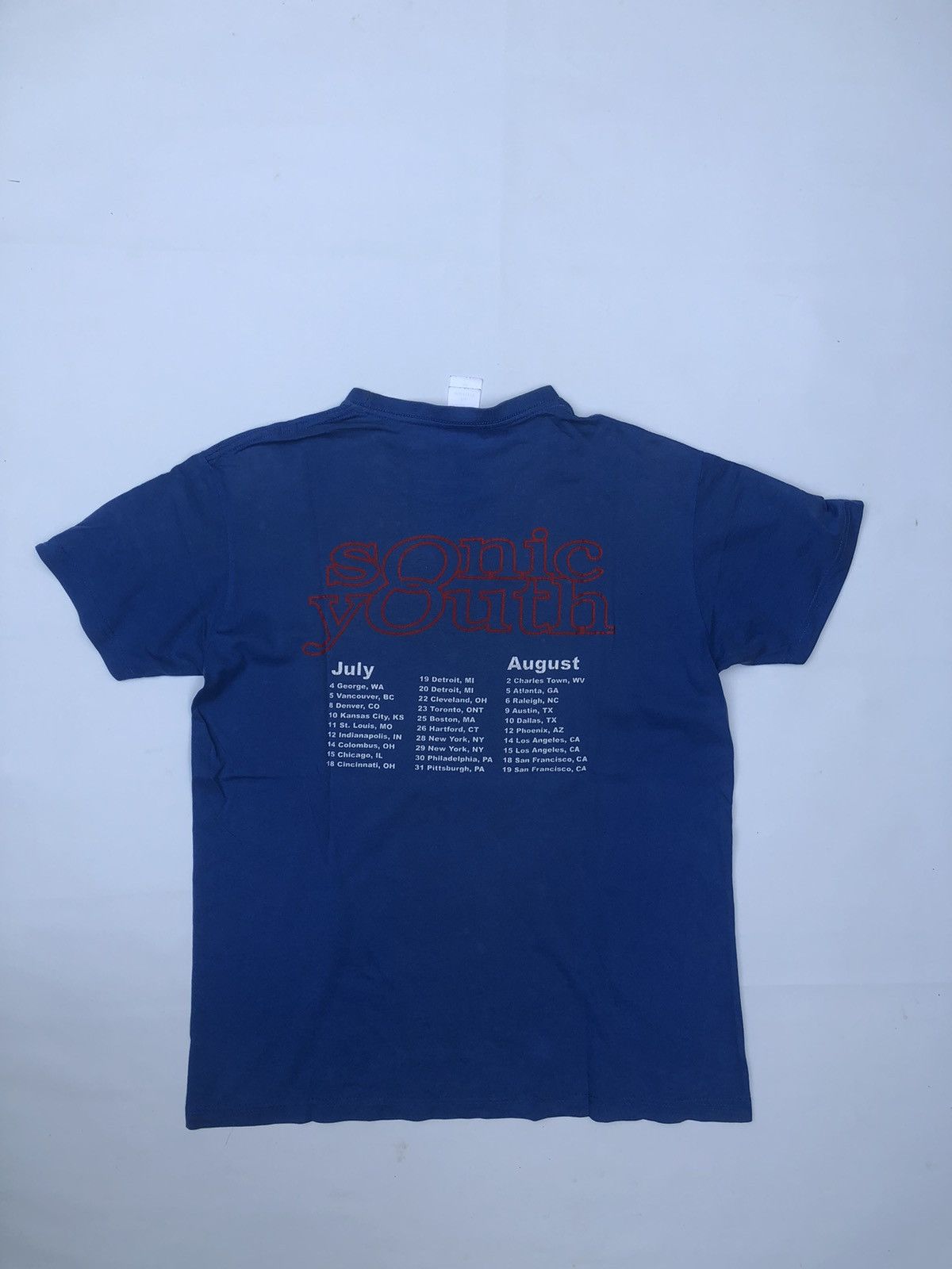 Band Tees × Japanese Brand × Vintage vintage Sonic Youth Washing Machine tour T Shirt Size US M / EU 48-50 / 2 - 3 Thumbnail