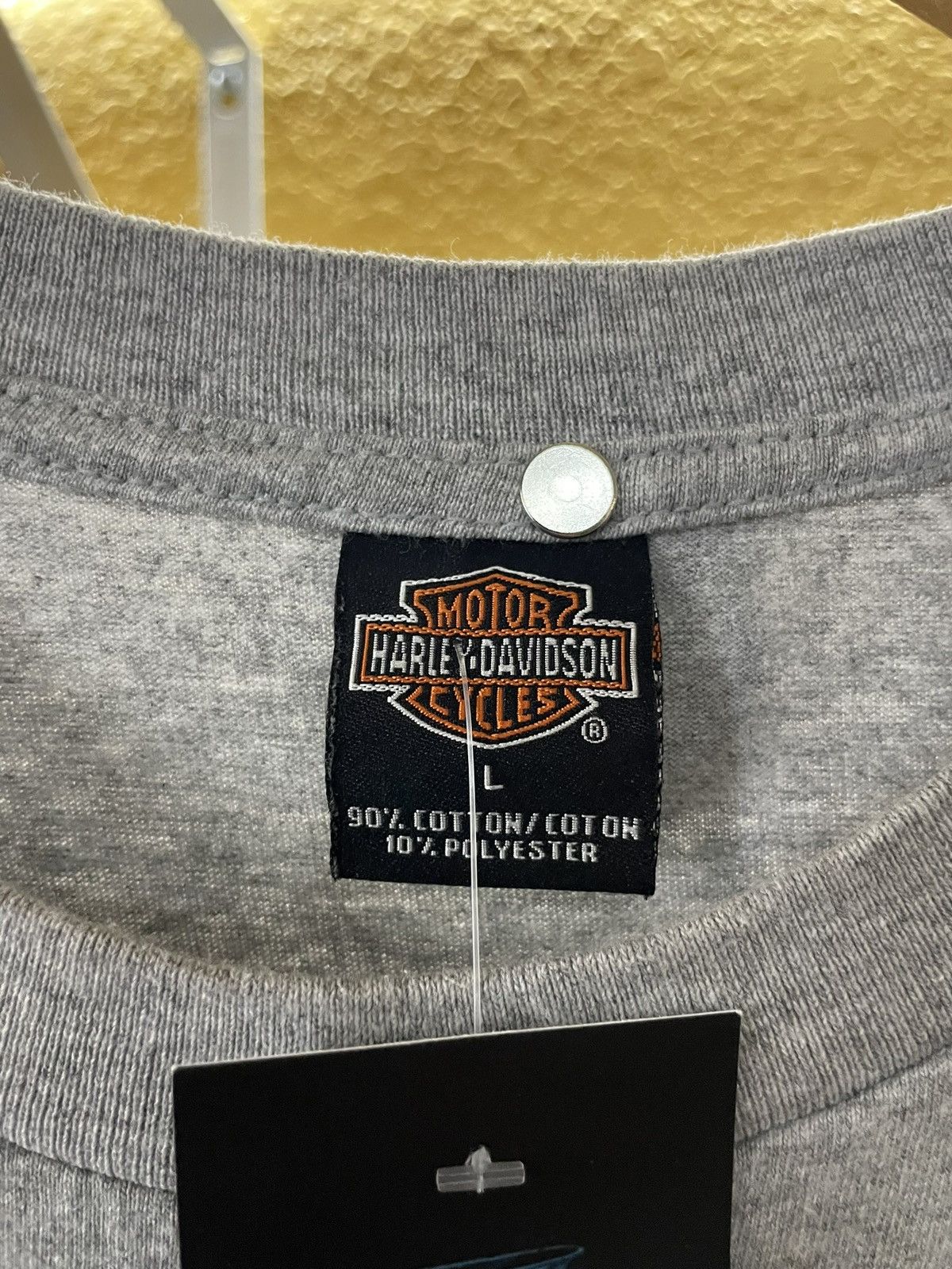 Harley Davidson × Vintage Harley Davidson Gray Tank Top Santa Maria California Large Size US L / EU 52-54 / 3 - 3 Thumbnail