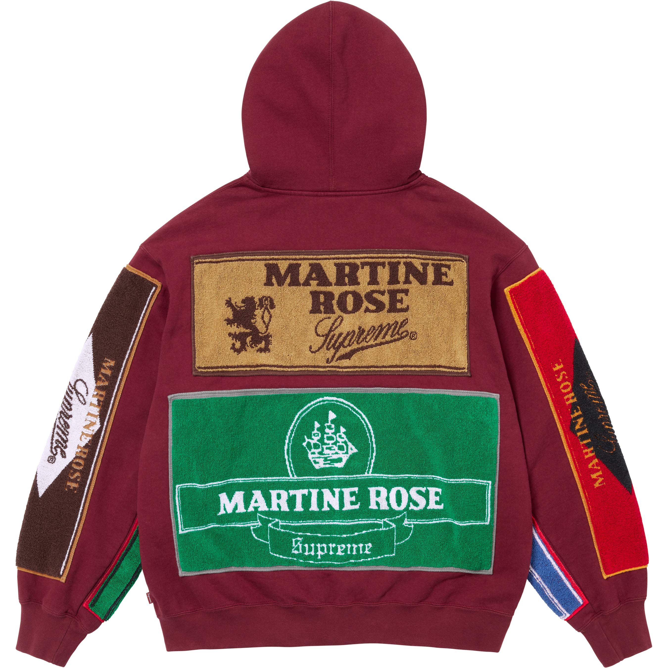 Martine Rose × Supreme Martine Rose Towel Zip Up Hoodie | Grailed
