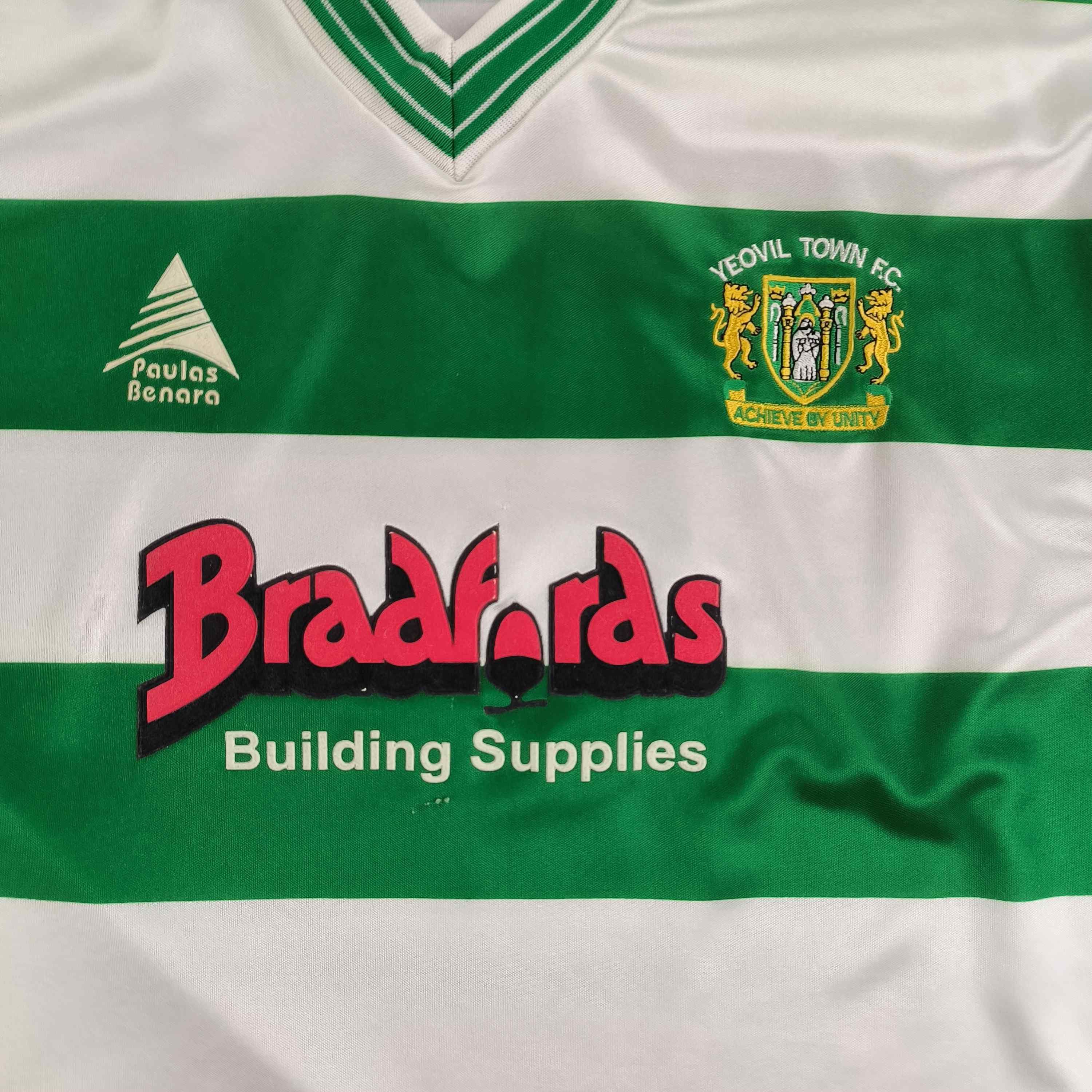 Other Yeovil Town 2003-05 Paulas Benara home Pluck football jersey Size US L / EU 52-54 / 3 - 3 Thumbnail