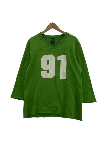 Number (N)ine NUMBER (N)INE 06SS Guns Numbering Football Tee Green 