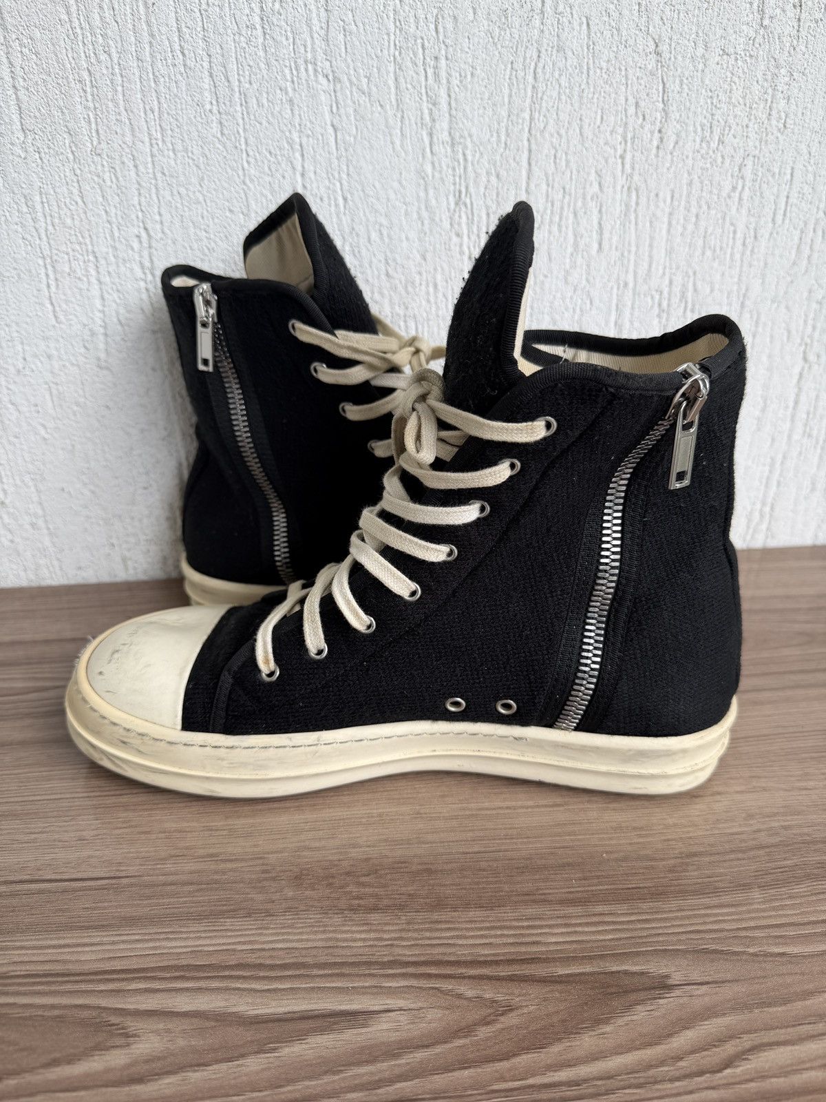 Rick Owens Drkshdw wool drkshdw ramones Size US 10.5 / EU 43-44 - 11 Thumbnail