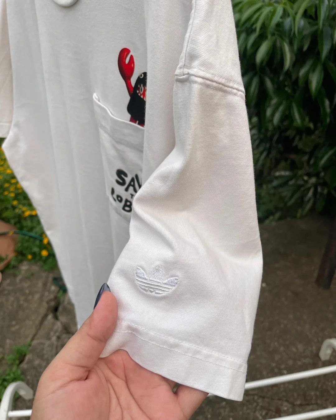 Adidas Adidas Save the lobster tshirt Size US S / EU 44-46 / 1 - 2 Thumbnail
