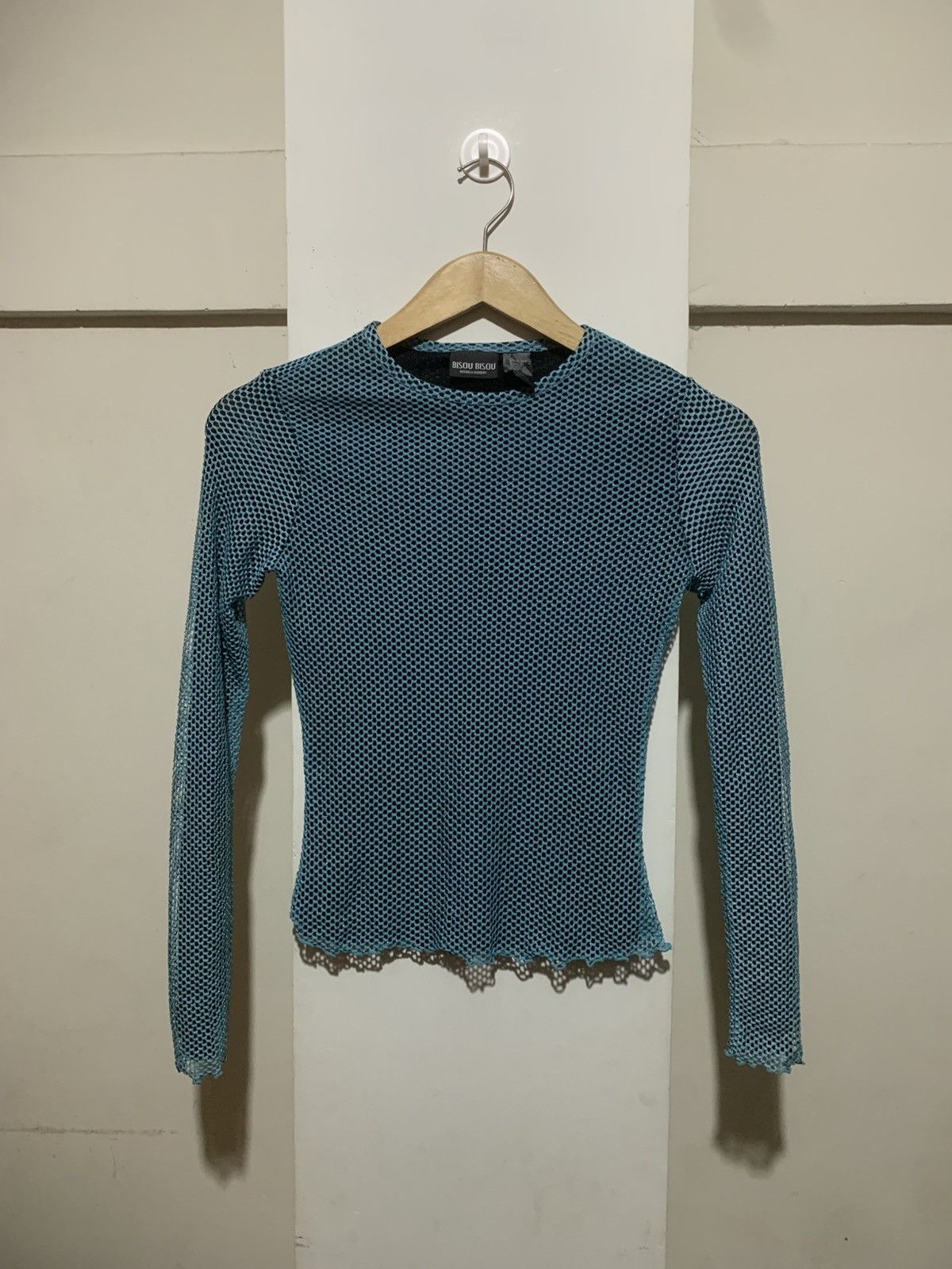 Maison Margiela Japanese bisou bisou Mesh Longsleeve Tee Shirt Size S / US 4 / IT 40 - 1 Thumbnail