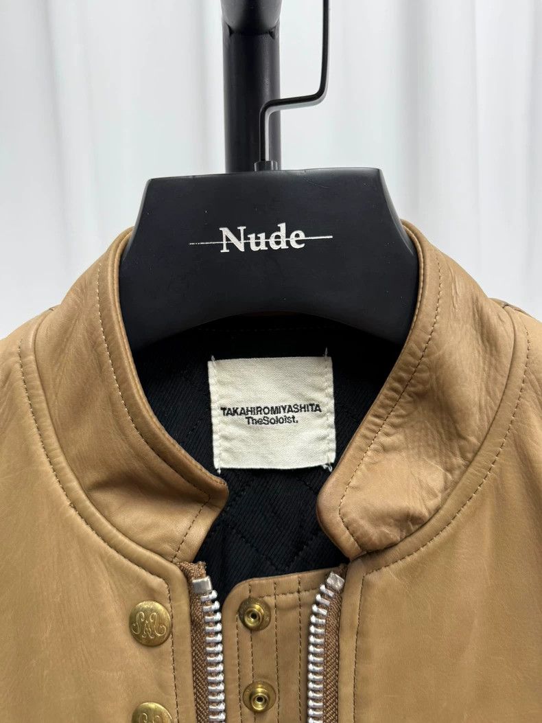 Takahiromiyashita The Soloist. The soloist 16AW Sample Gold Button Leather jacket 2502-Nex Size US S / EU 44-46 / 1 - 4 Thumbnail